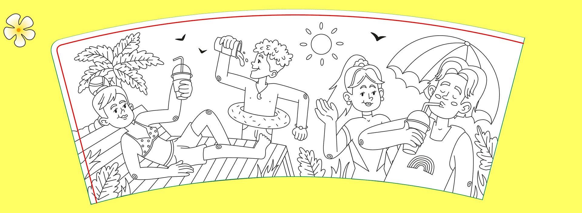 Иллюстрации для кофейных стаканчиков — Изображение №7 — Брендинг, Иллюстрация на Dprofile
