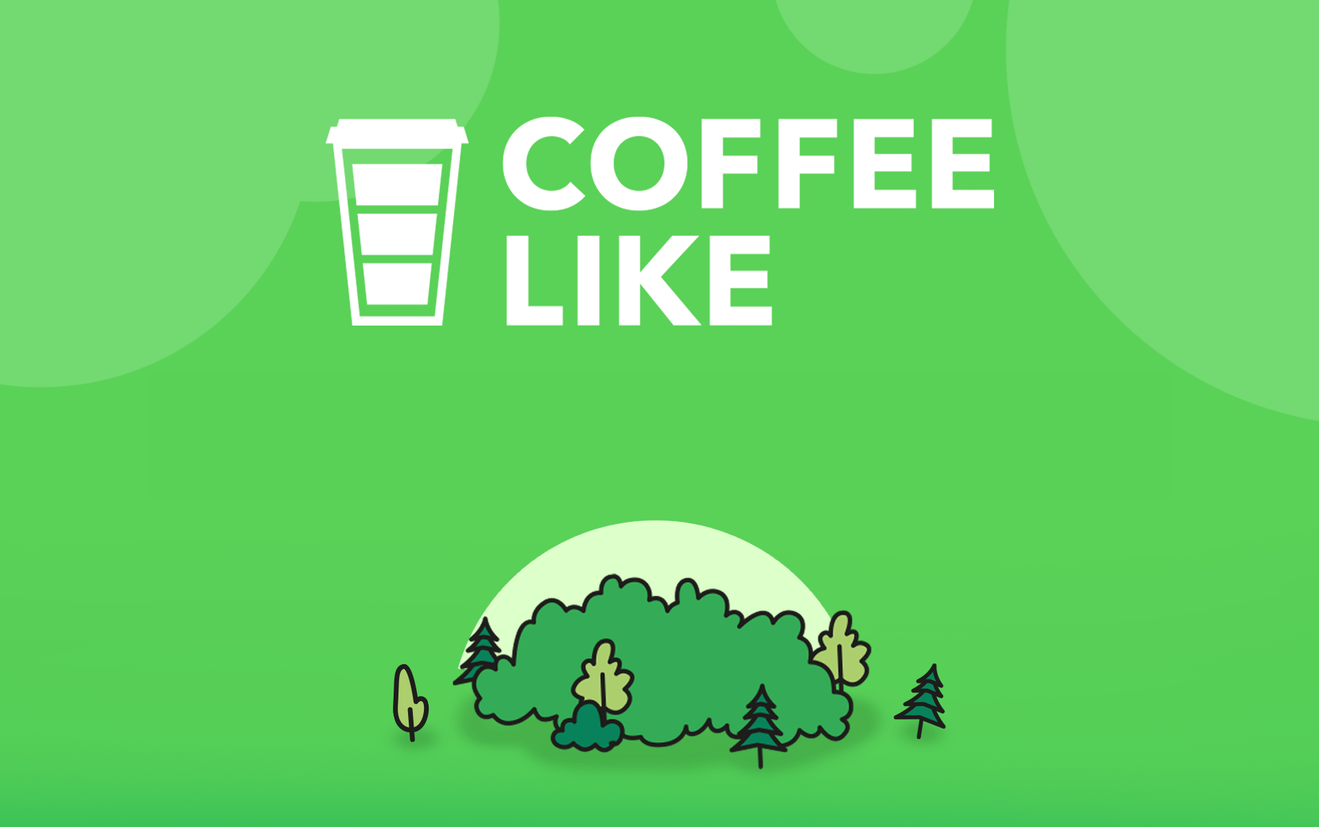 Иллюстрация для стаканчика COFFEE LIKE — Изображение №1 — Брендинг, Иллюстрация на Dprofile