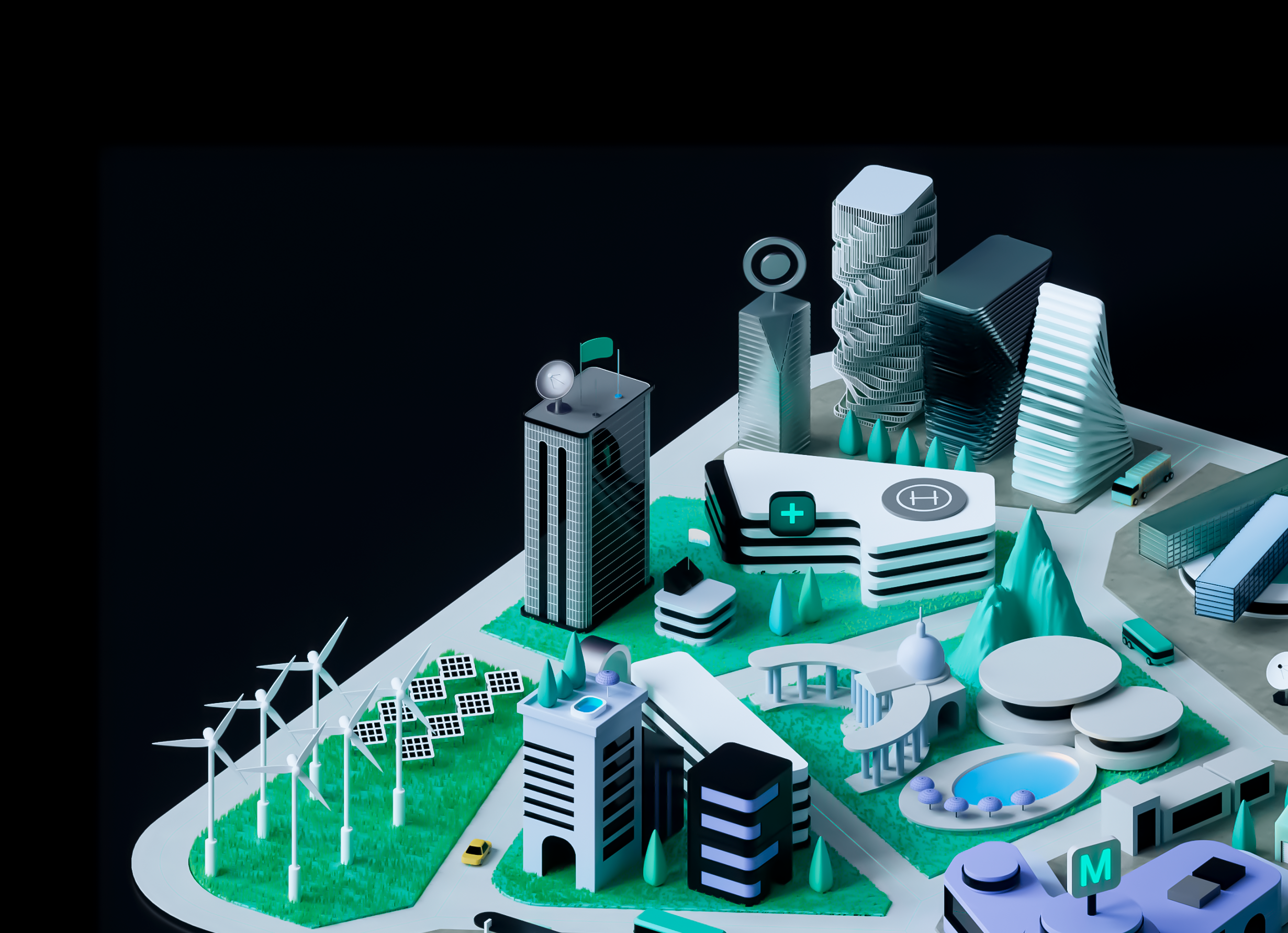 Districts — Изображение №5 — Иллюстрация, 3D на Dprofile