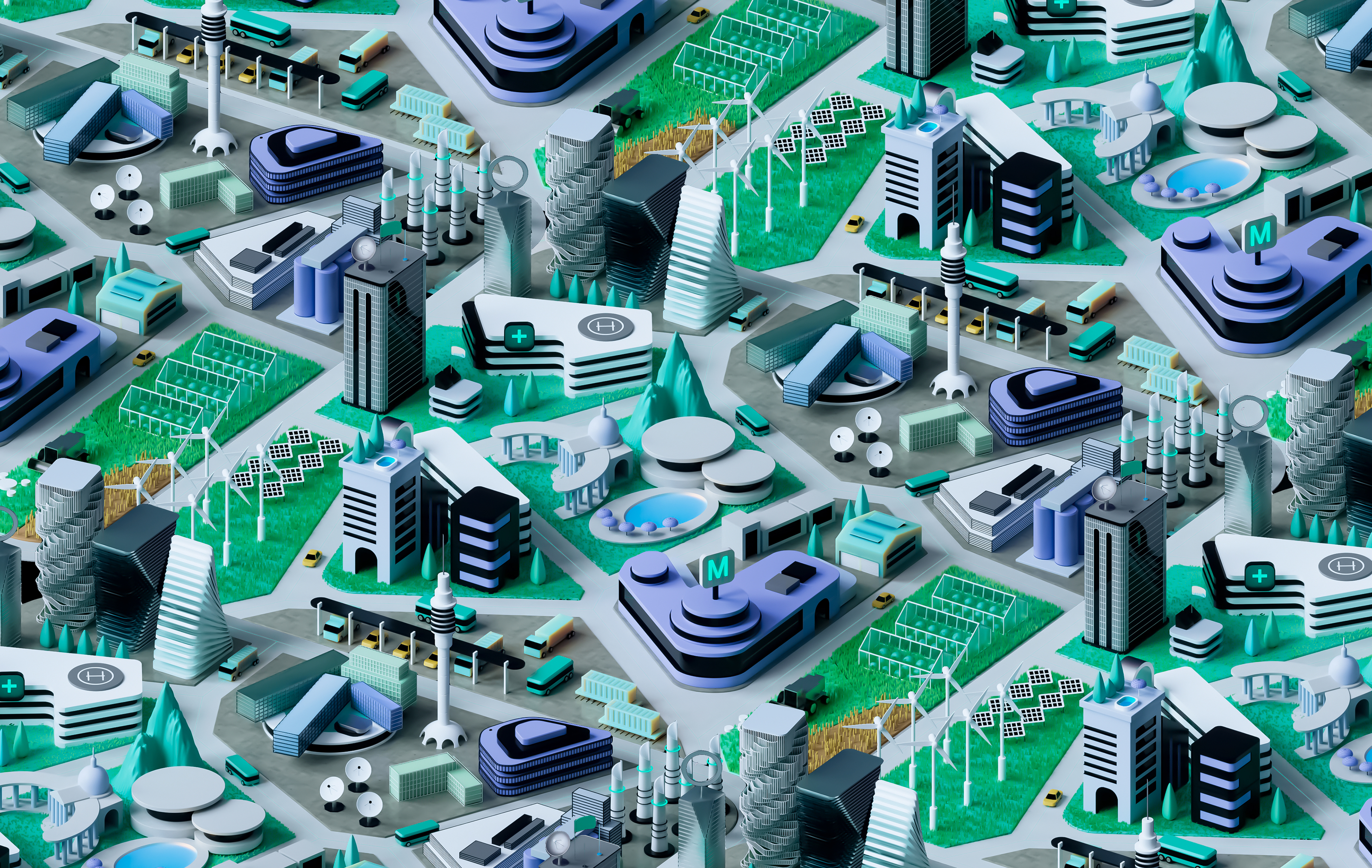 Districts — Изображение №1 — Иллюстрация, 3D на Dprofile