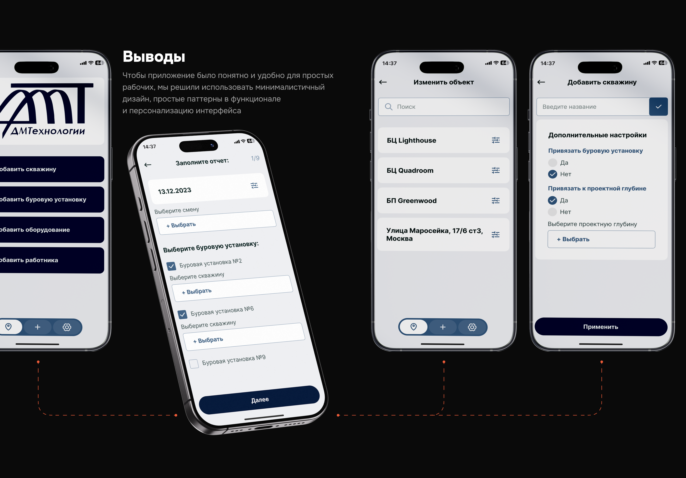 Разработка дизайна приложения ДМТехнологии — Изображение №7 — Интерфейсы на Dprofile