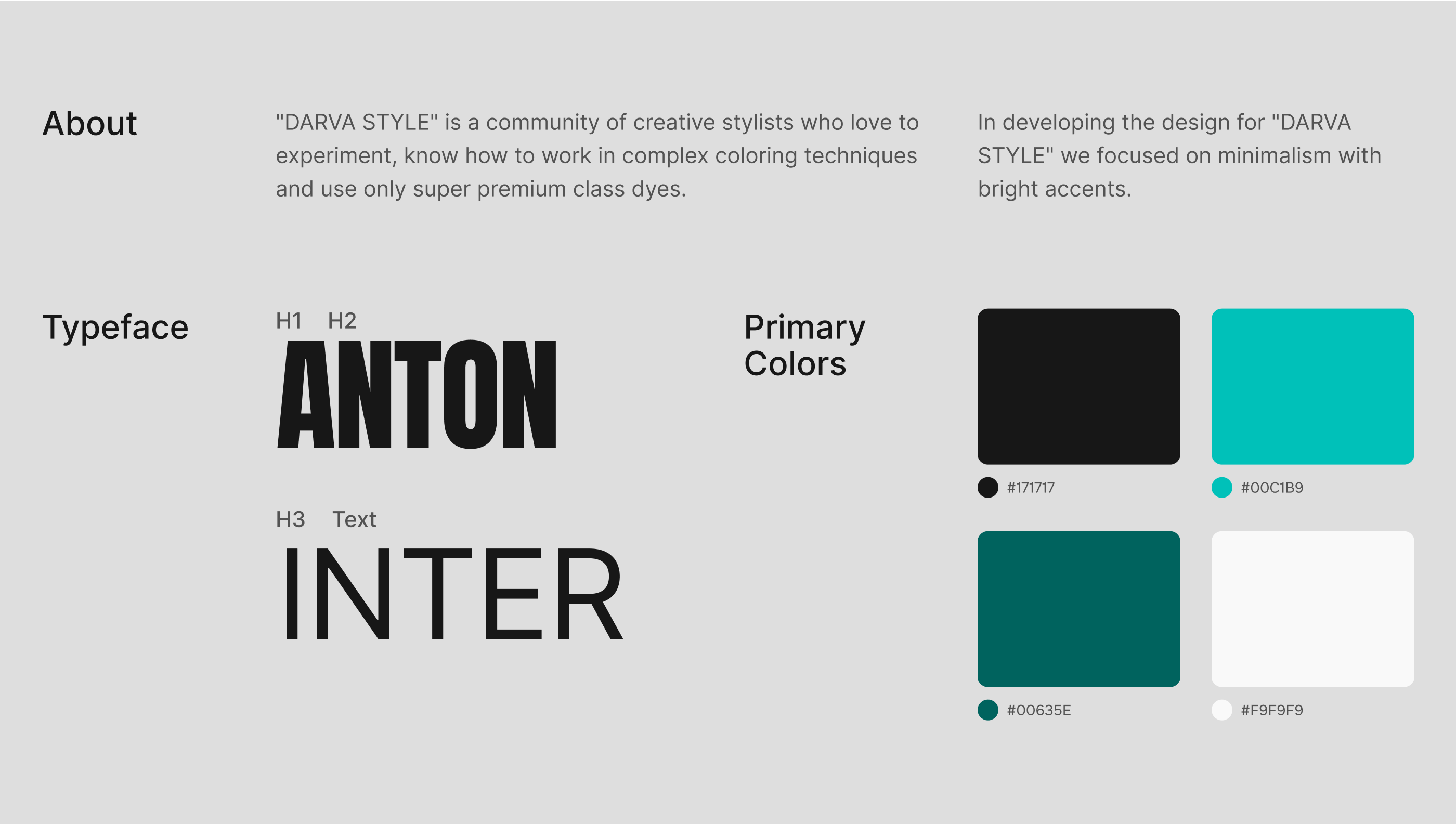 Дизайн сайта студии креативного окрашивания «DARVA» — Изображение №2 — Интерфейсы на Dprofile