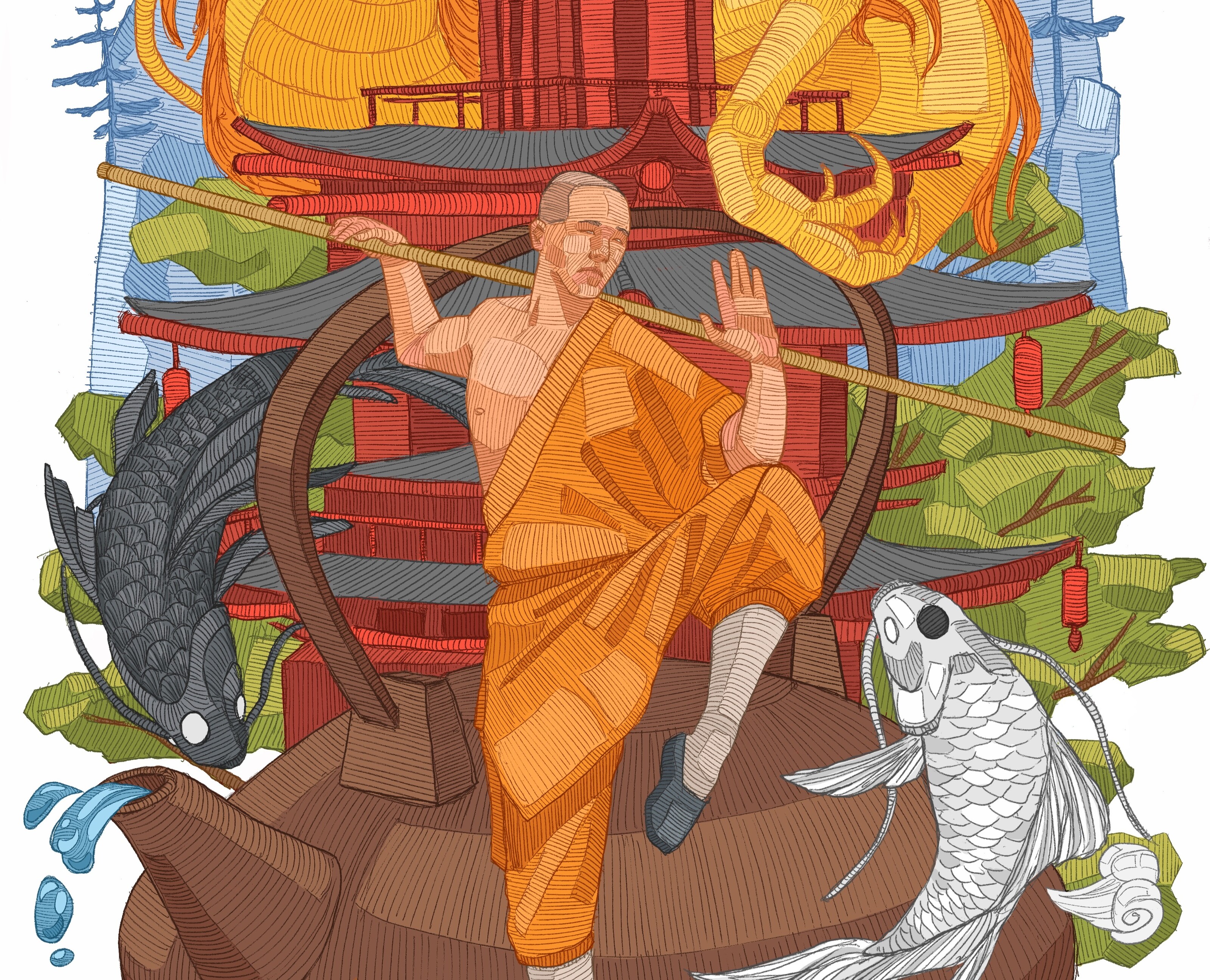 Культура Востока — Иллюстрация на Dprofile