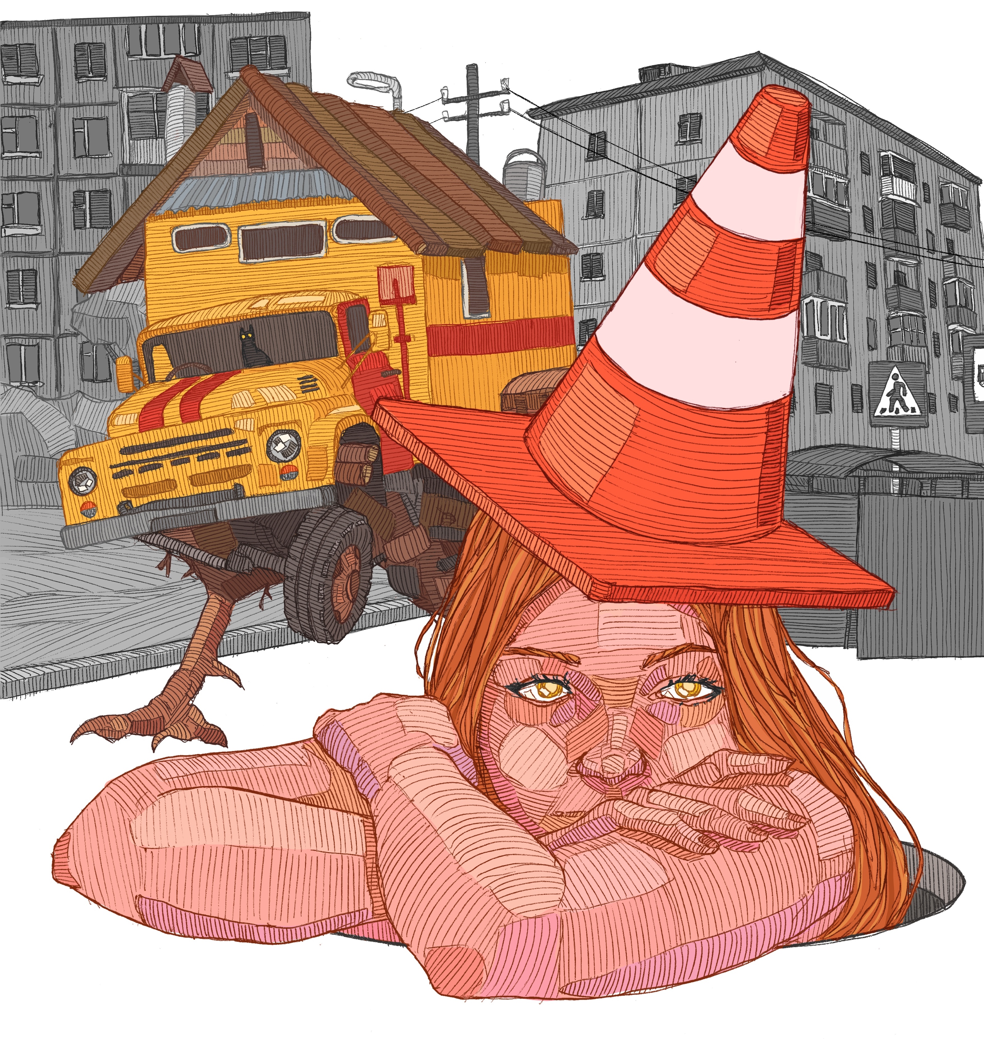 Городская ведьма — Изображение №2 — Иллюстрация, Графика на Dprofile