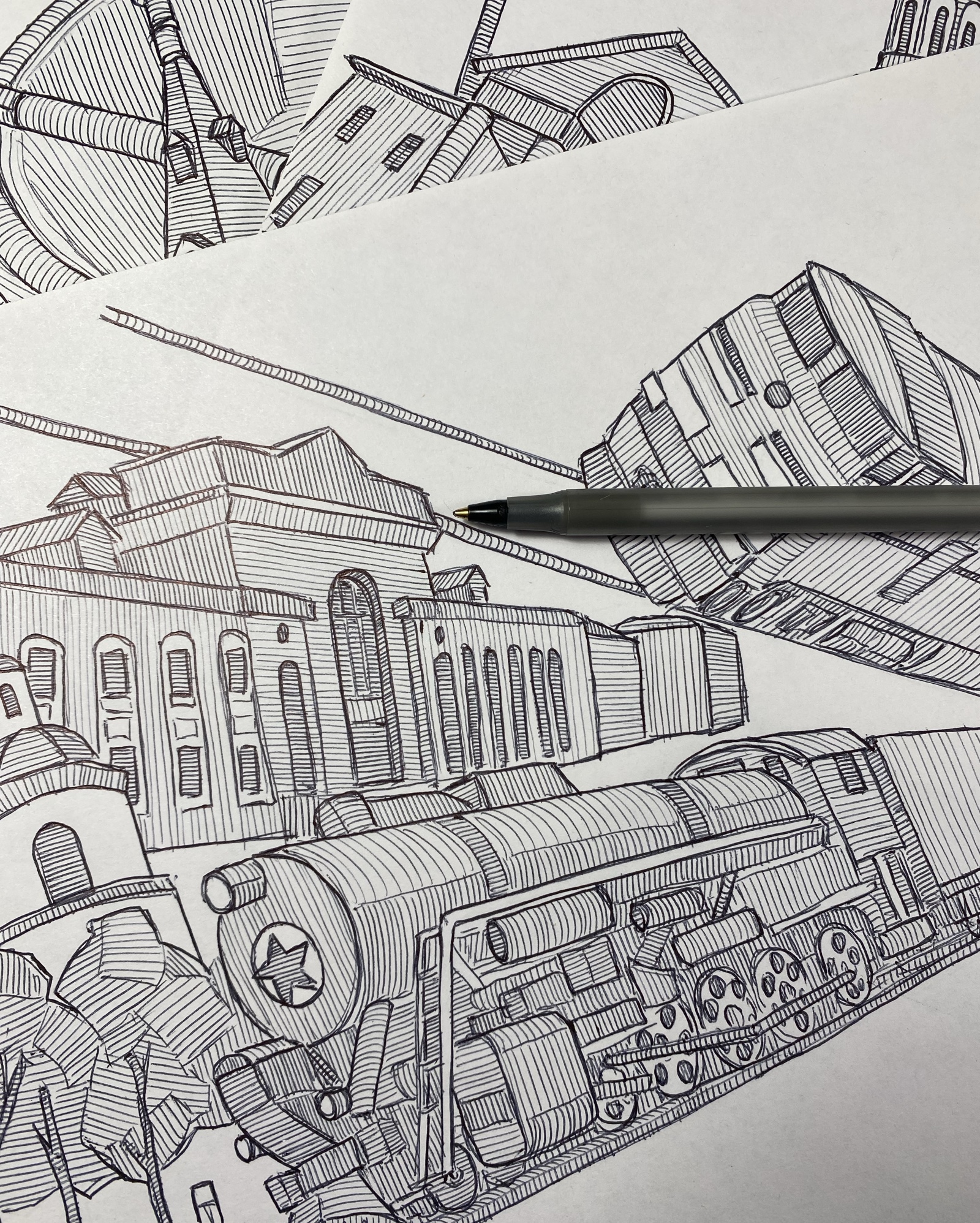 Малые кофе лайк города — Изображение №16 — Иллюстрация, Графика на Dprofile