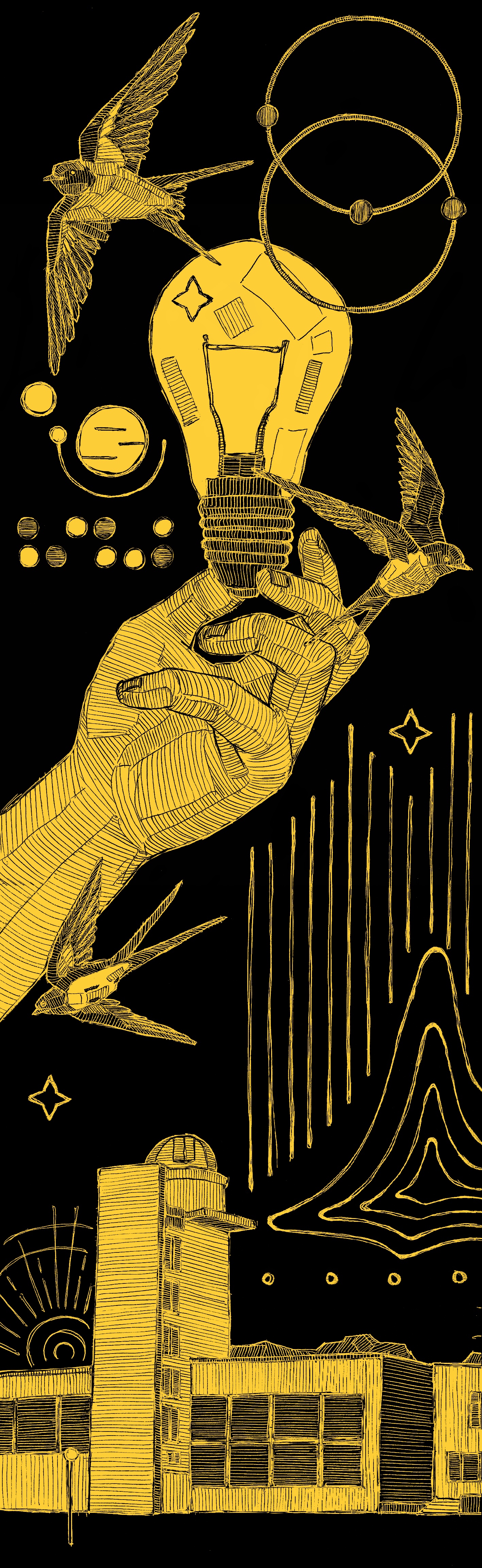 Черноголовка. Научная проекция. — Изображение №12 — Брендинг, Иллюстрация на Dprofile