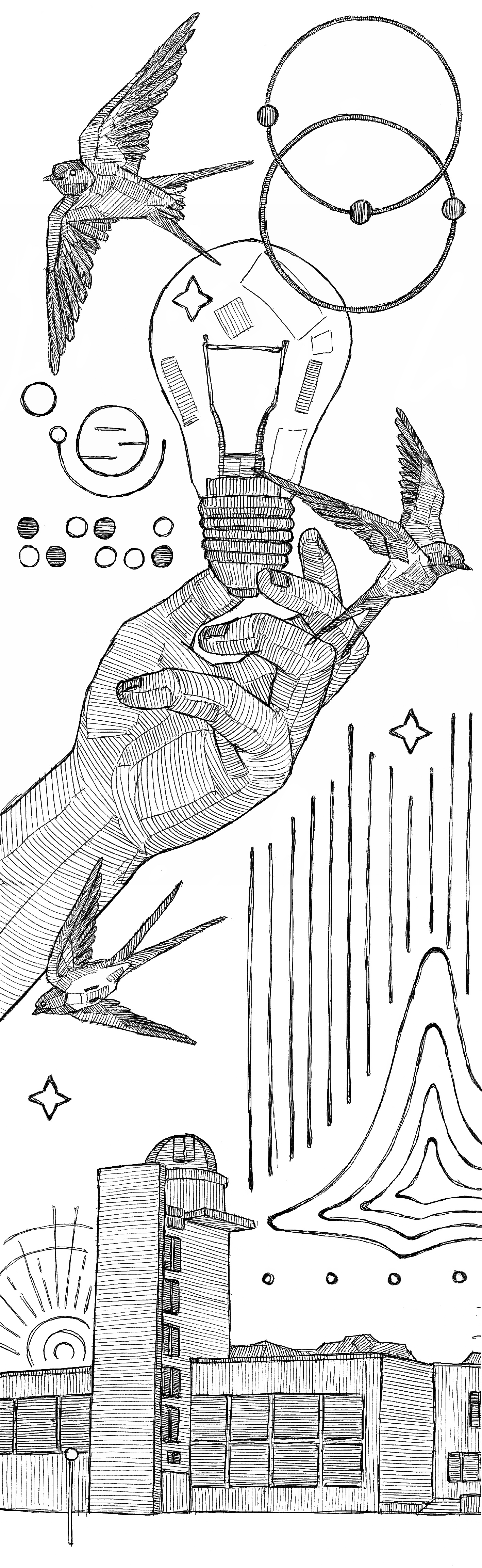 Черноголовка. Научная проекция. — Изображение №8 — Брендинг, Иллюстрация на Dprofile