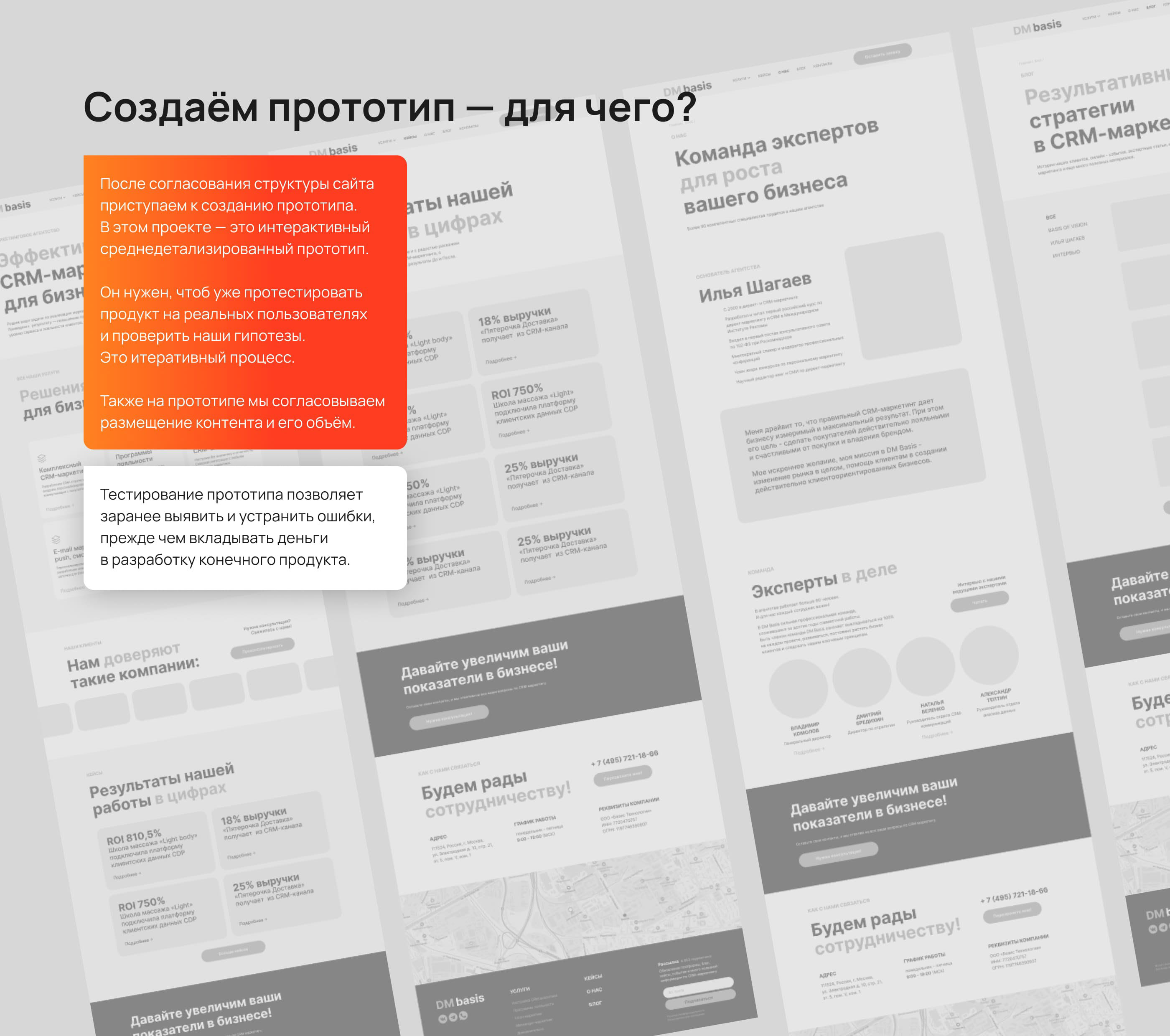Промосайт для CRM-компании. UX-UI — Изображение №7 — Интерфейсы на Dprofile