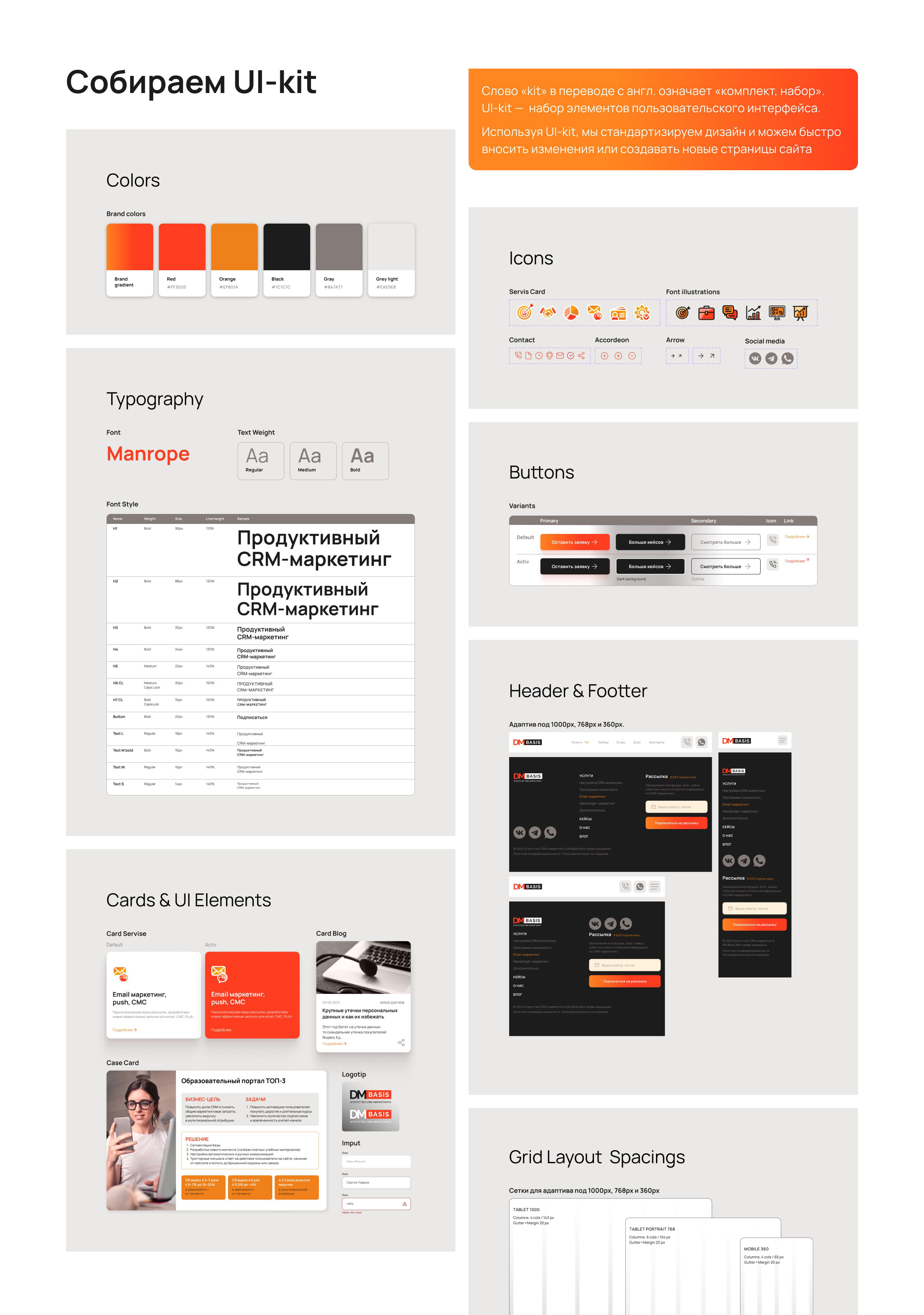 Промосайт для CRM-компании. UX-UI — Изображение №12 — Интерфейсы на Dprofile