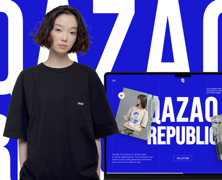 Qazaq Republic | Clothing store — Интерфейсы, Графика на Dprofile