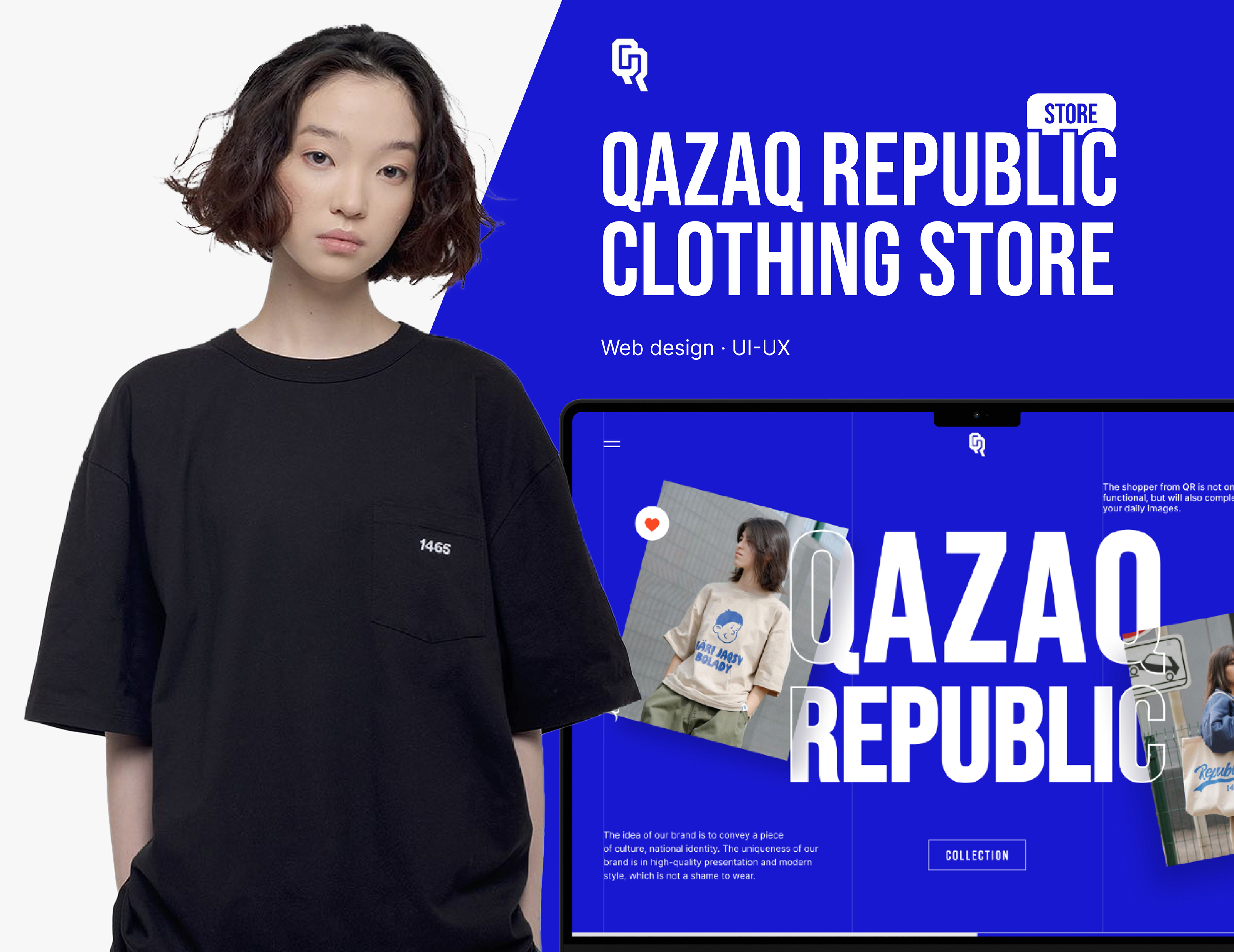 Qazaq Republic | Clothing store — Изображение №1 — Графика, Интерфейсы на Dprofile