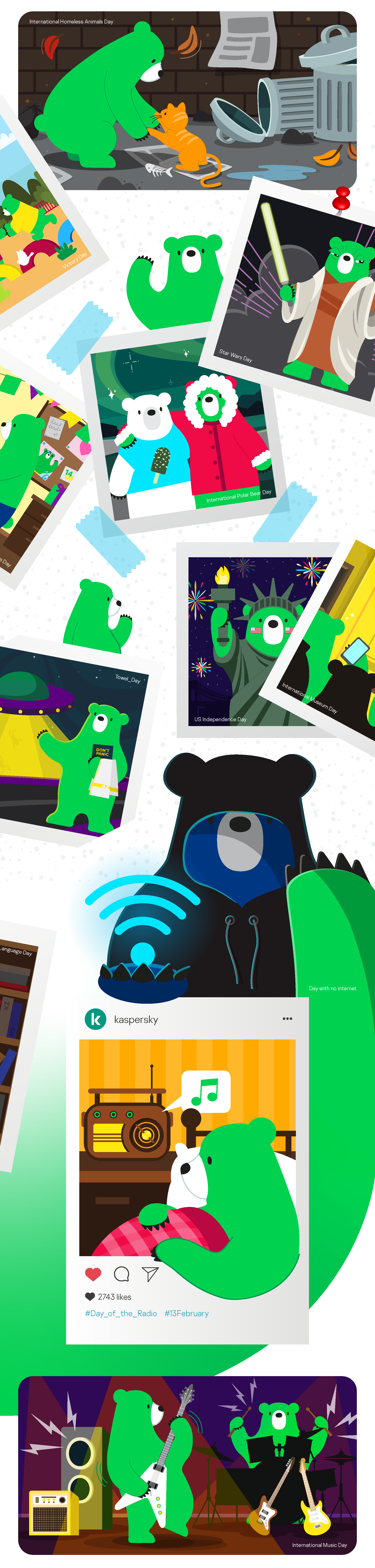 Фирменный стиль праздничных открыток — Изображение №4 — Брендинг, Иллюстрация на Dprofile