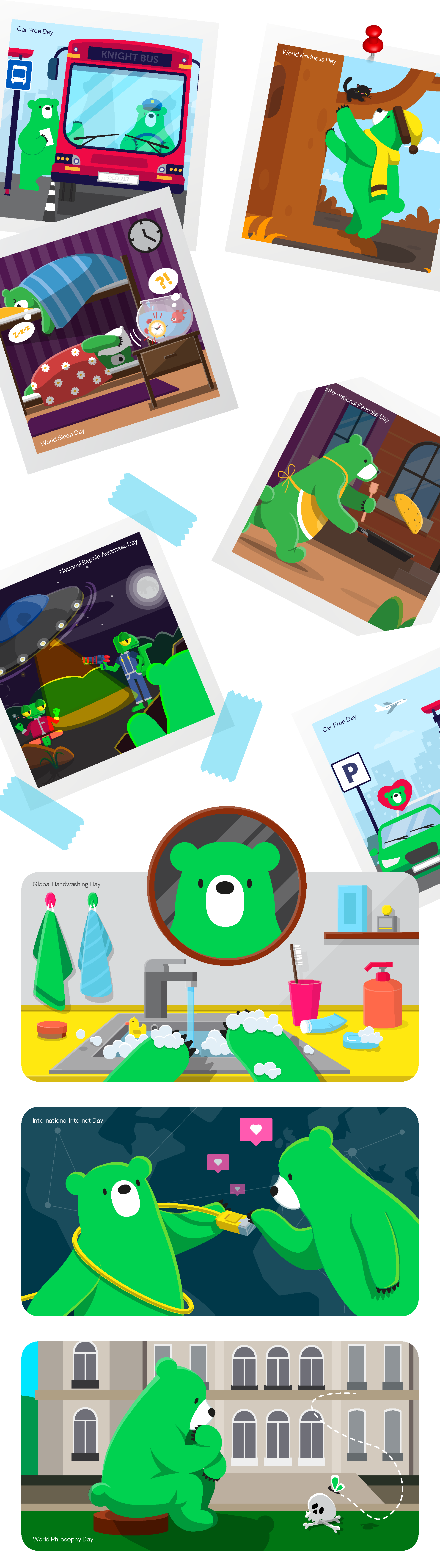 Фирменный стиль праздничных открыток — Изображение №6 — Брендинг, Иллюстрация на Dprofile