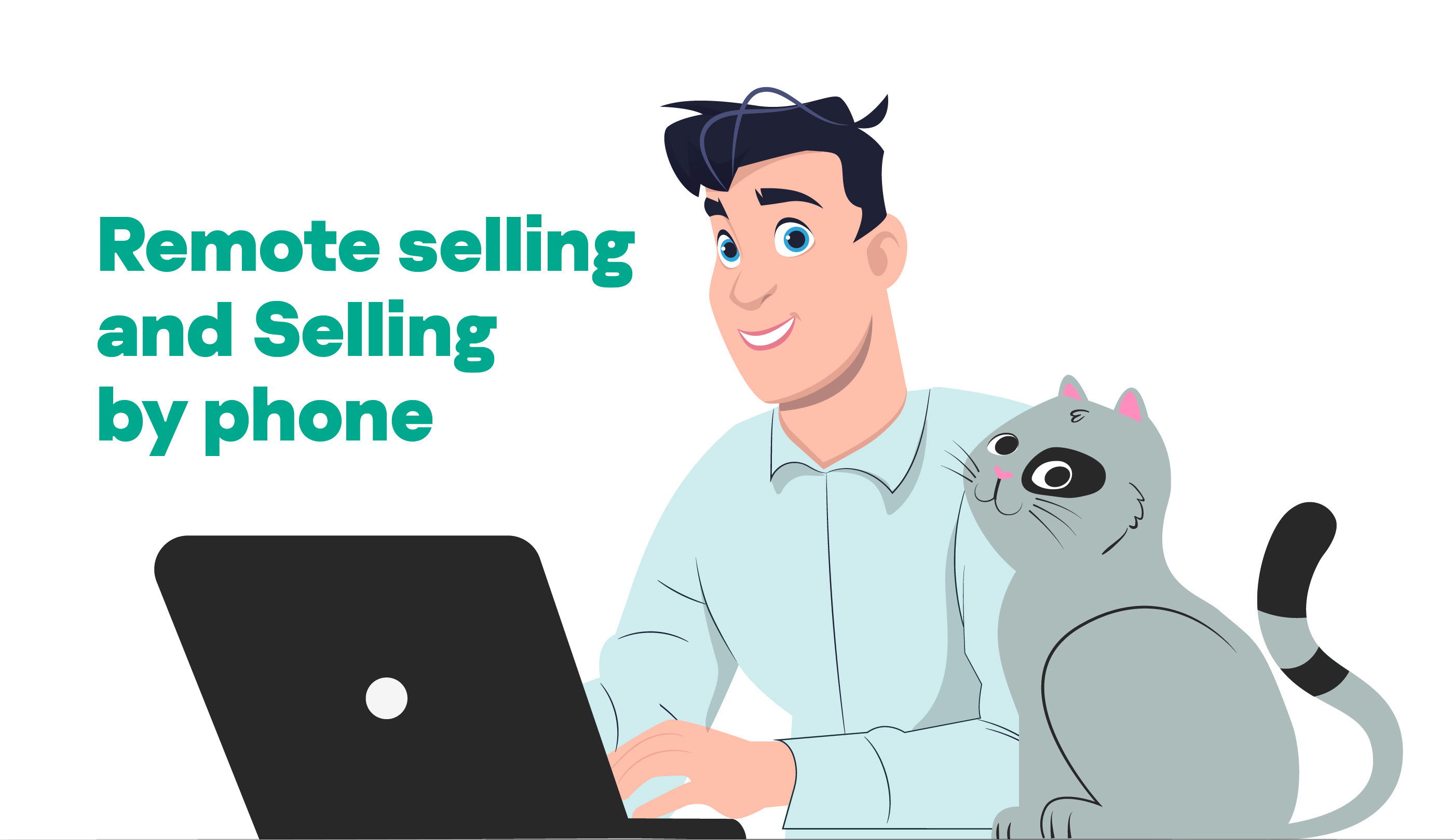 Remote Selling and Selling by Phone — Изображение №1 — Иллюстрация, Графика на Dprofile