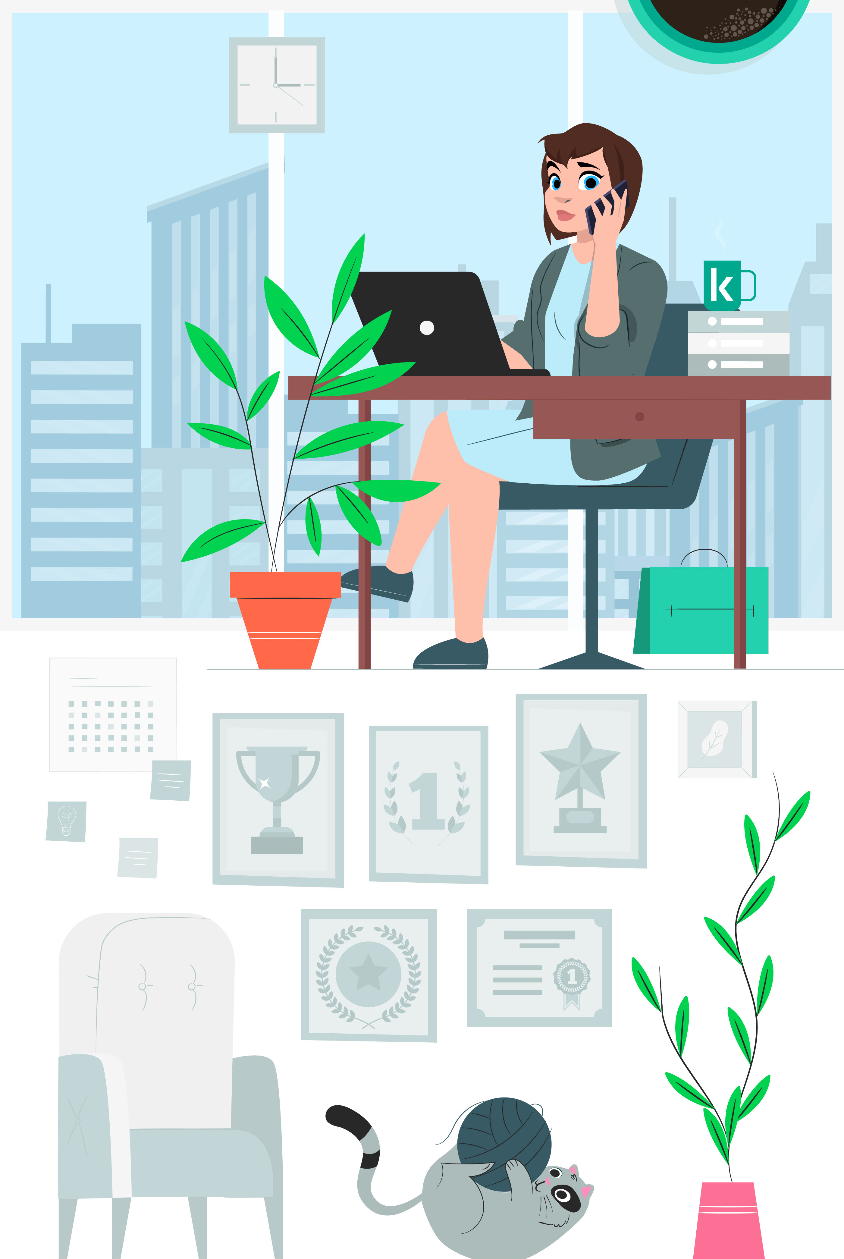 Remote Selling and Selling by Phone — Изображение №3 — Иллюстрация, Графика на Dprofile