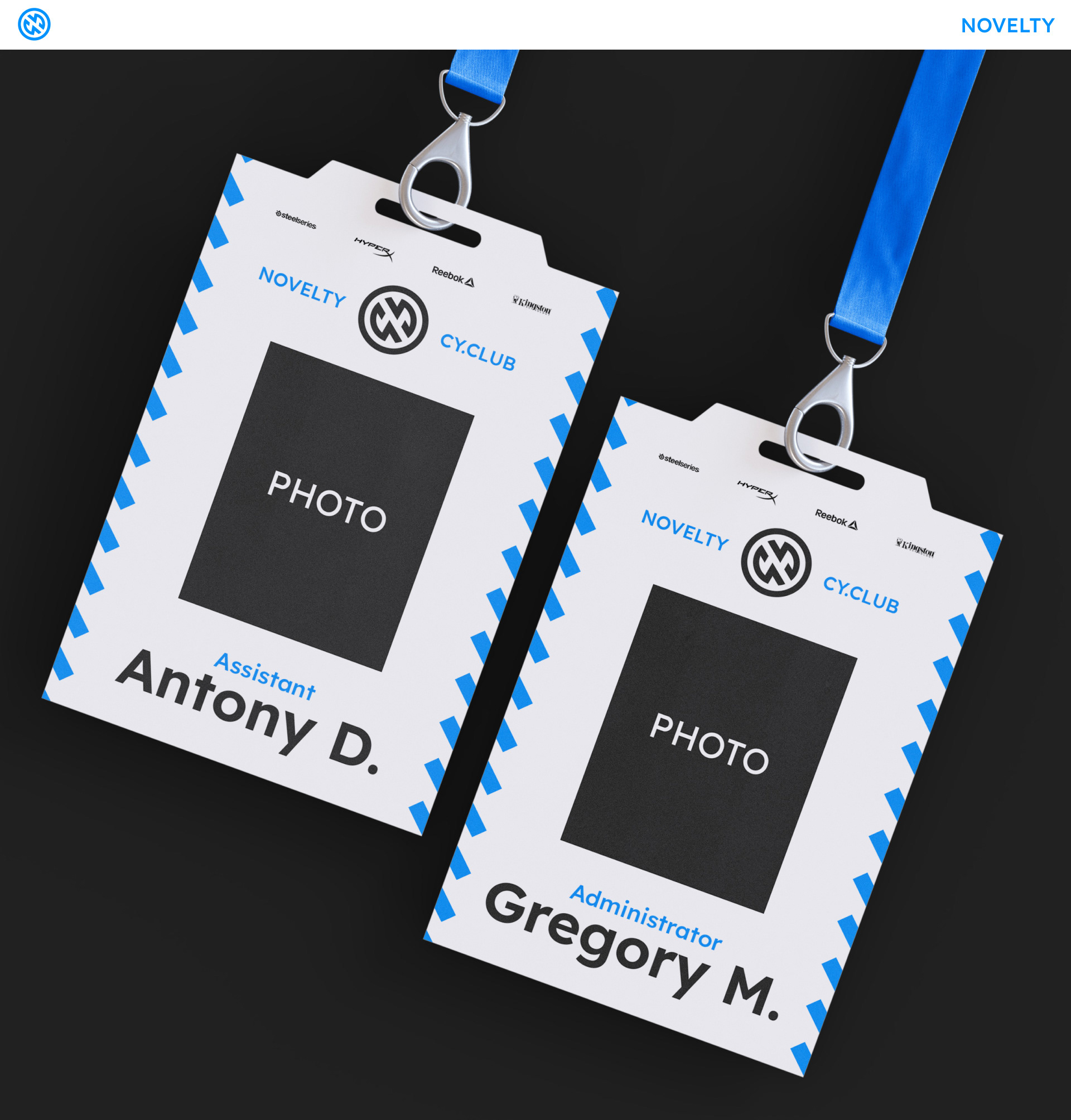 NOVELTY — CYBER CLUB — Изображение №5 — Брендинг, Графика на Dprofile