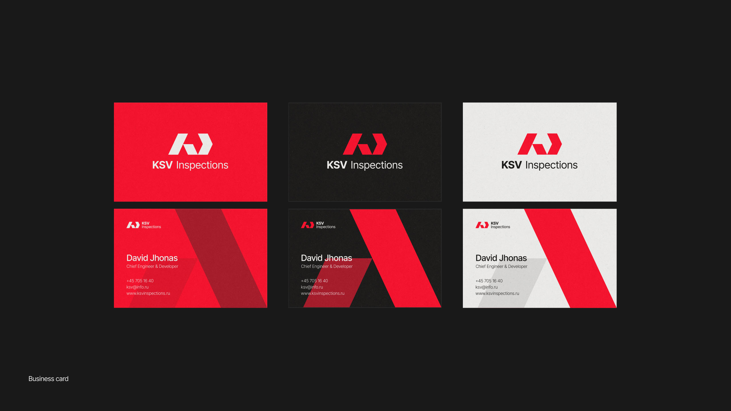 KSV Inspections — Изображение №12 — Брендинг, Графика на Dprofile