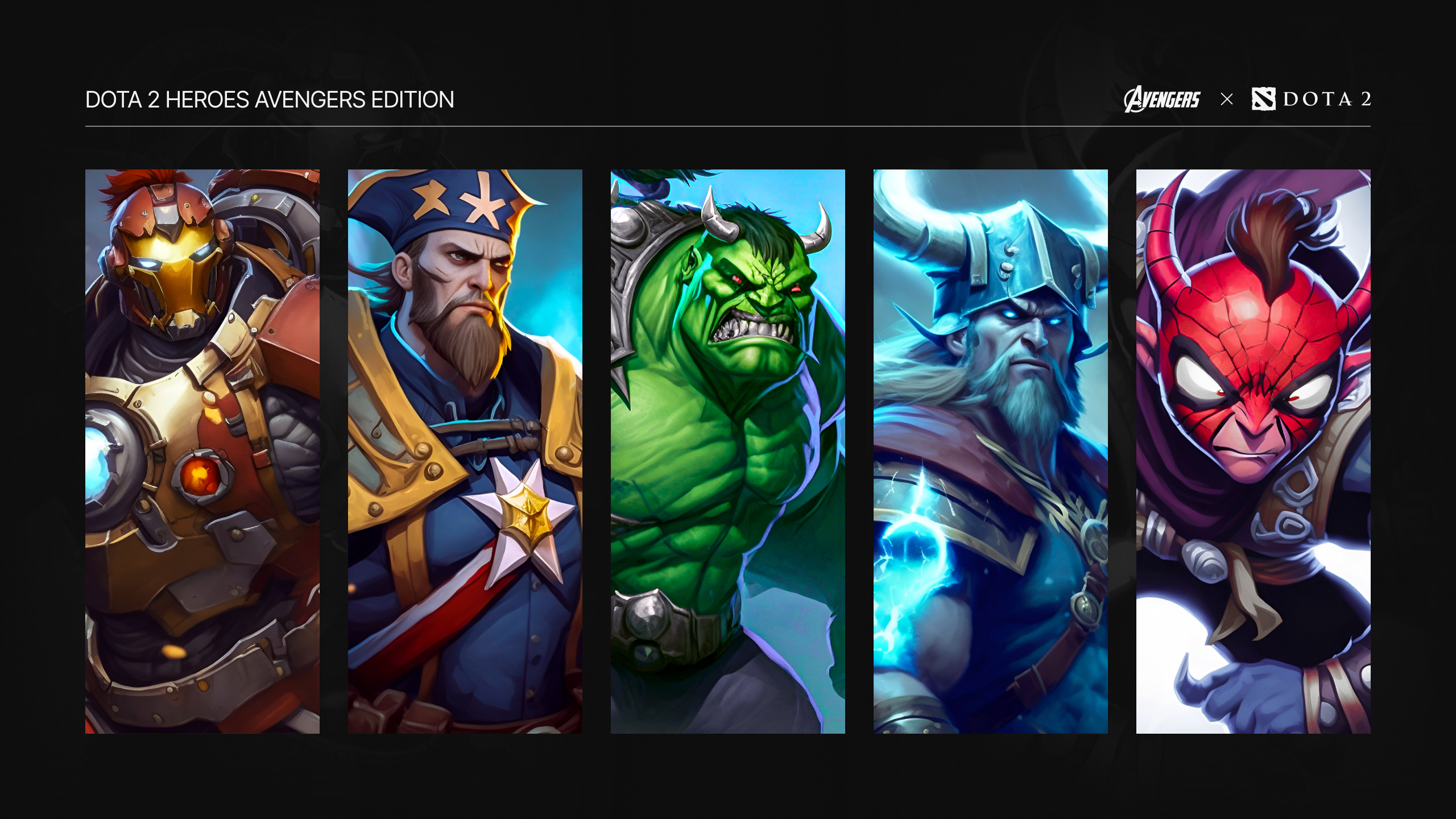 AVENGERS & DOTA 2 EDITION — Изображение №1 — Брендинг, Графика на Dprofile