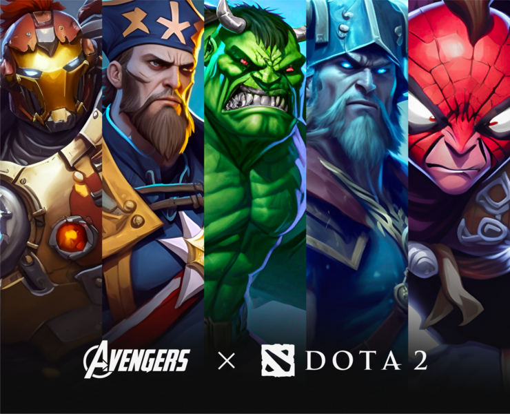 AVENGERS & DOTA 2 EDITION — Брендинг, Графика на Dprofile