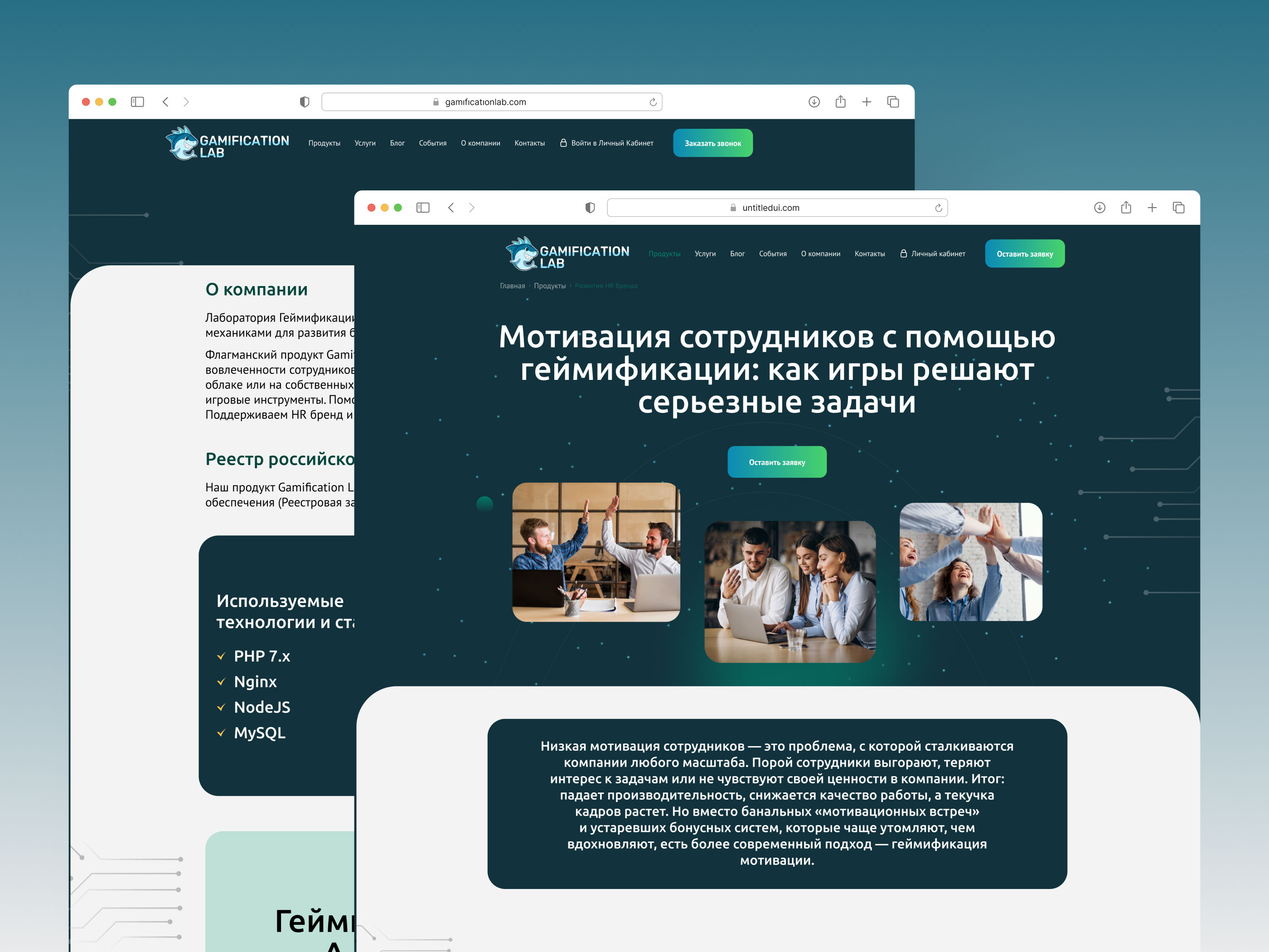 Редизайн сайта Gamificationlab — Изображение №19 — Интерфейсы, Брендинг на Dprofile