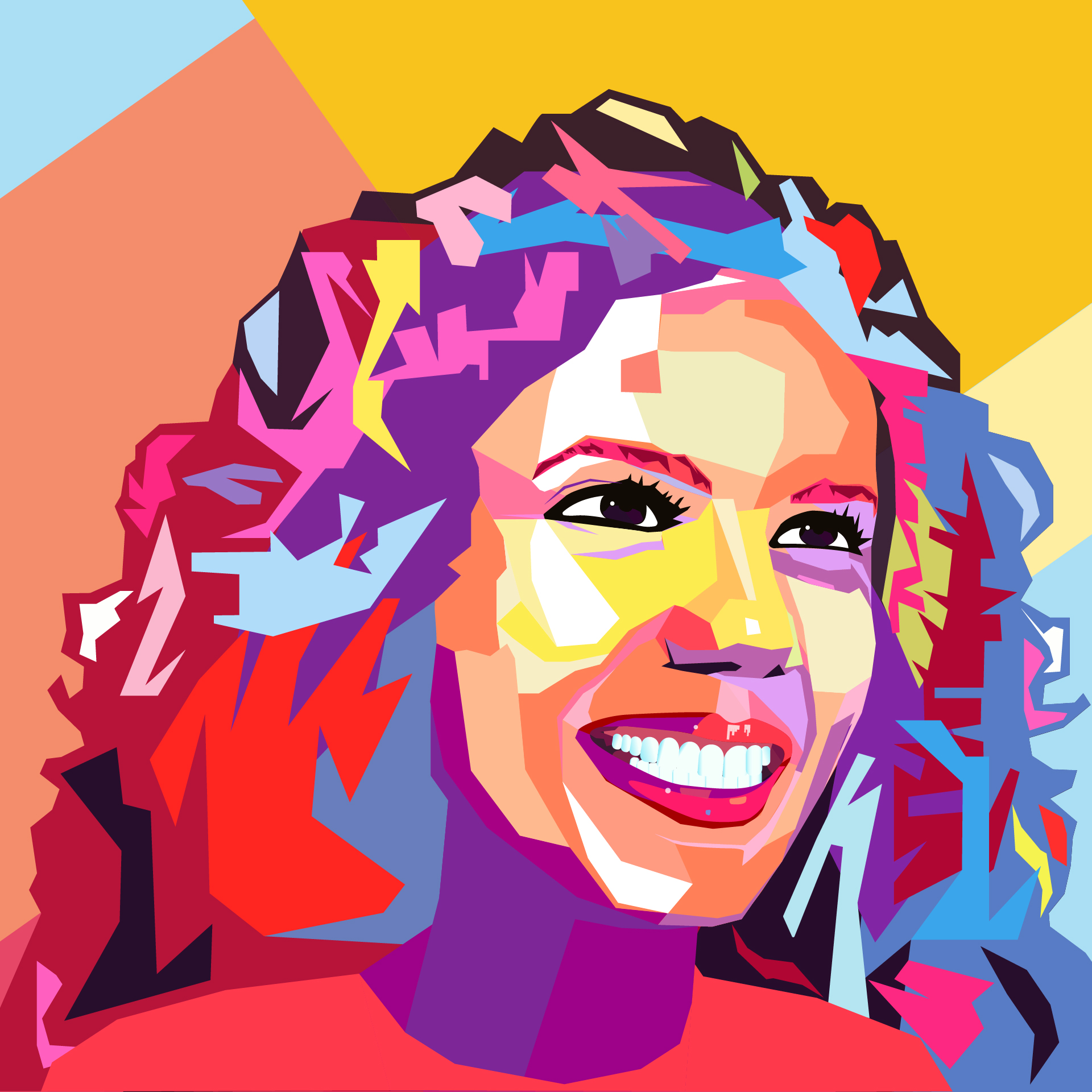 Портрет в стиле Поп-Арт — Изображение №1 — Иллюстрация на Dprofile