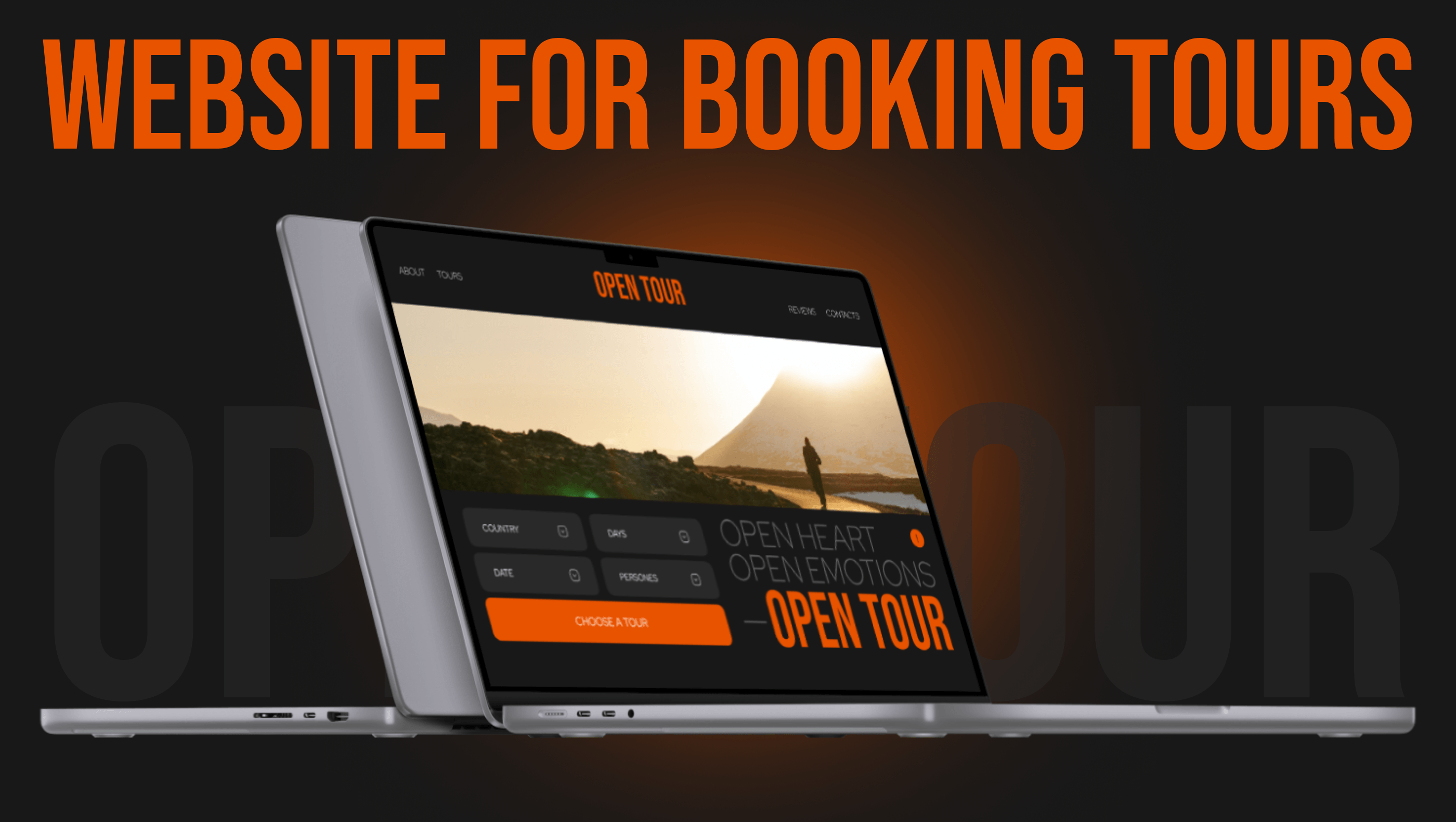 Open Tour website — Изображение №1 — Интерфейсы на Dprofile