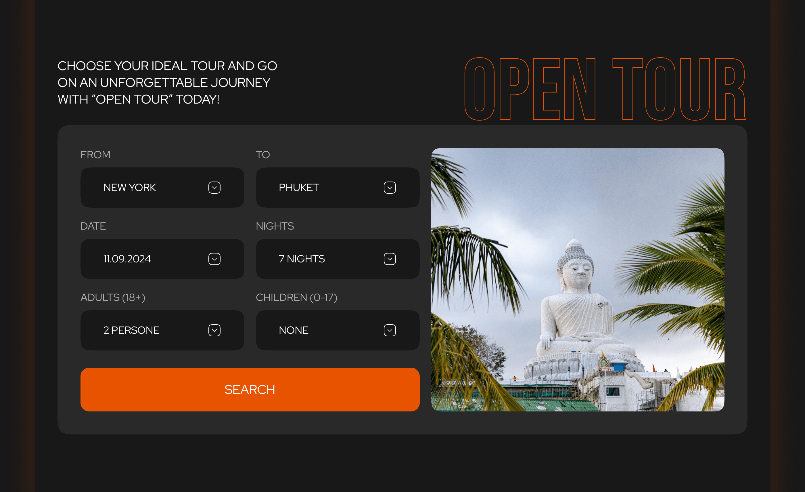 Open Tour website — Изображение №7 — Интерфейсы на Dprofile