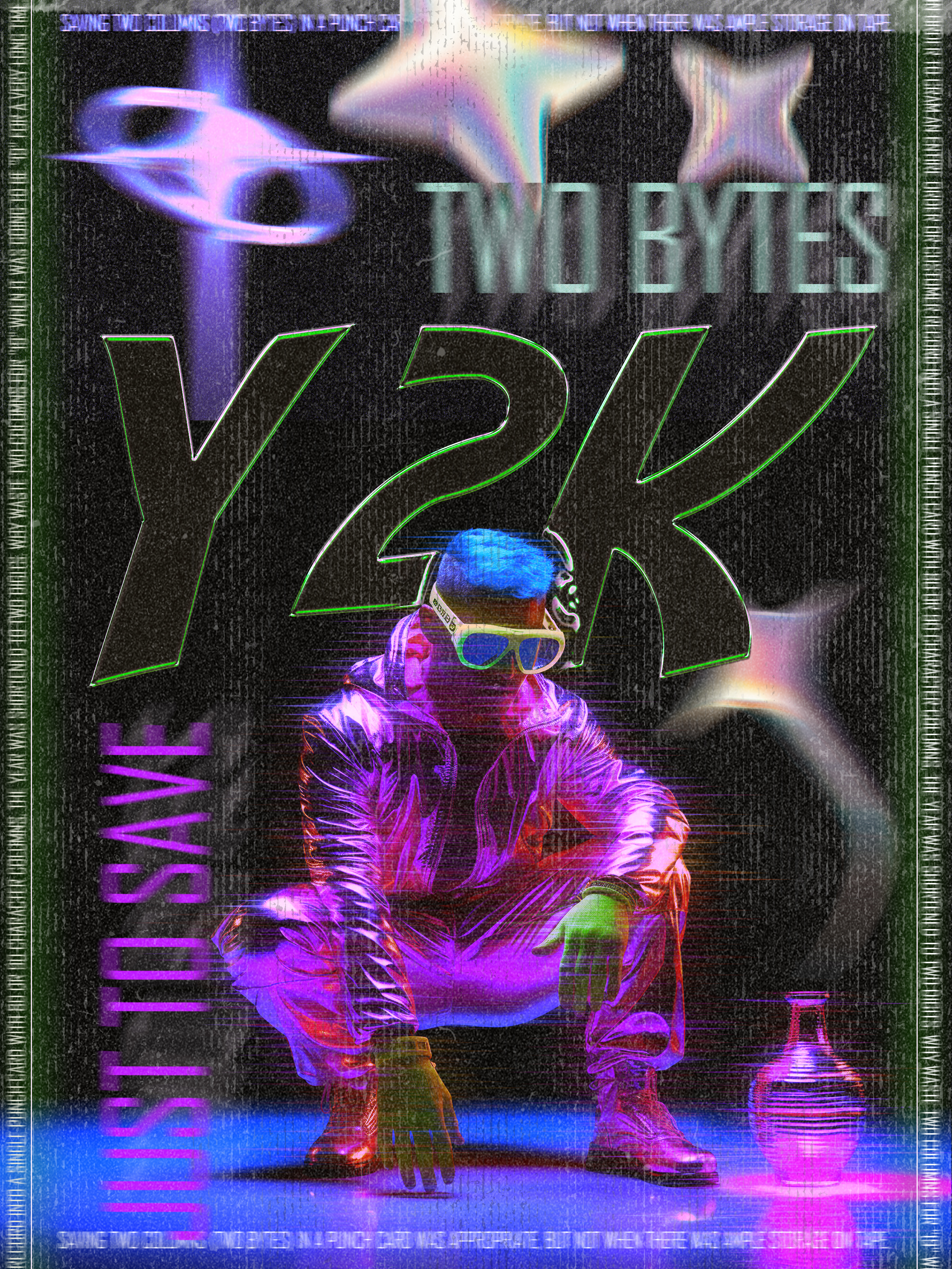 Плакат в стиле Y2K — Изображение №2 — Графика, Маркетинг на Dprofile
