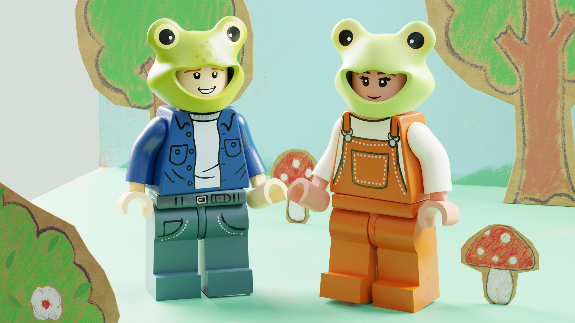 Lego and goblincore — Изображение №2 — Иллюстрация, 3D на Dprofile