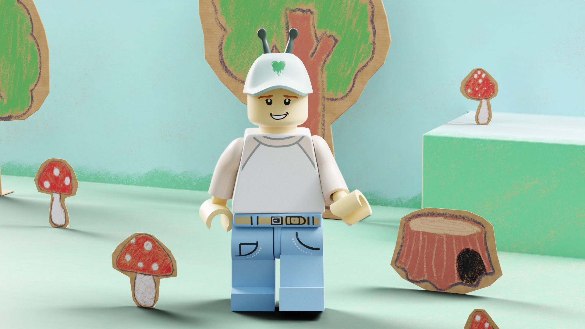 Lego and goblincore — Изображение №3 — Иллюстрация, 3D на Dprofile