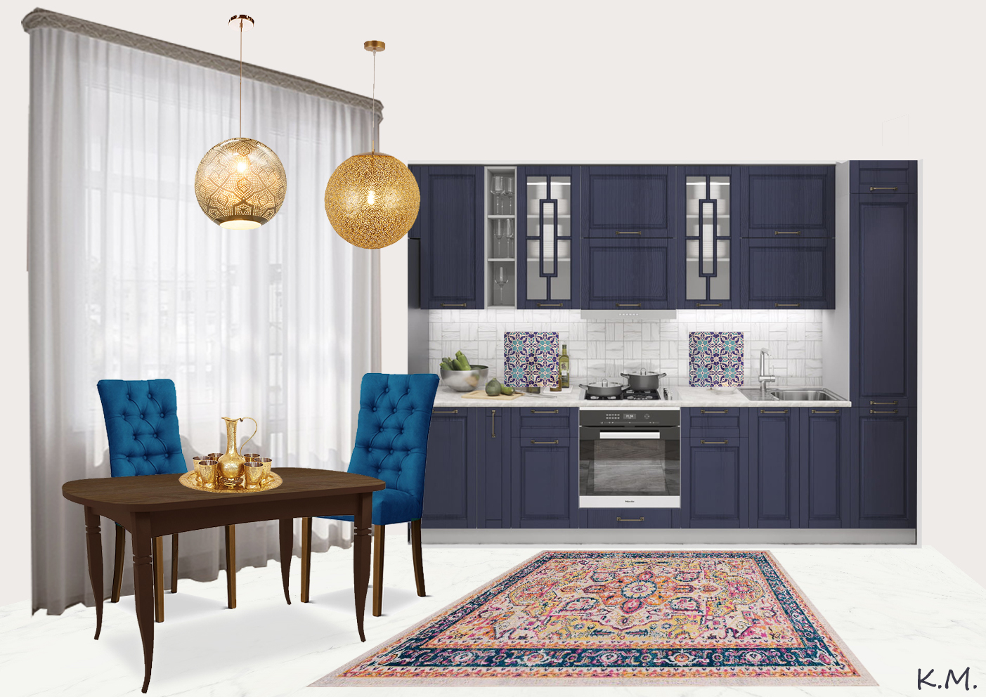 Концепт борд к проекту интерьера квартиры — Изображение №2 — Графика, Маркетинг на Dprofile