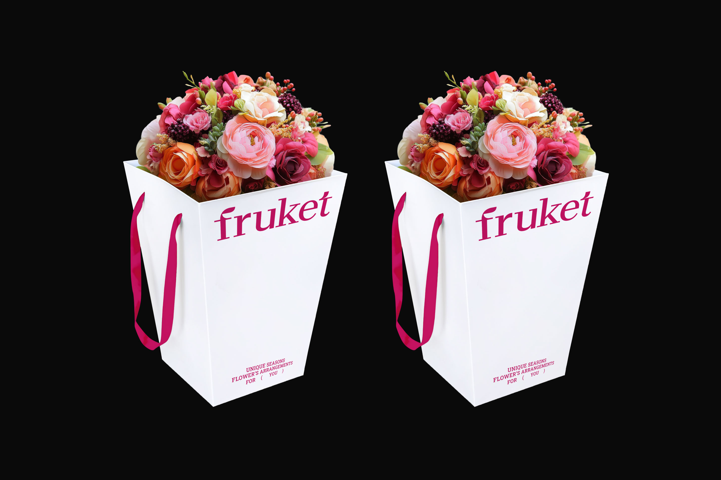 fruket | brand identity, айдентика для цветочного бутика — Изображение №7 — Брендинг на Dprofile