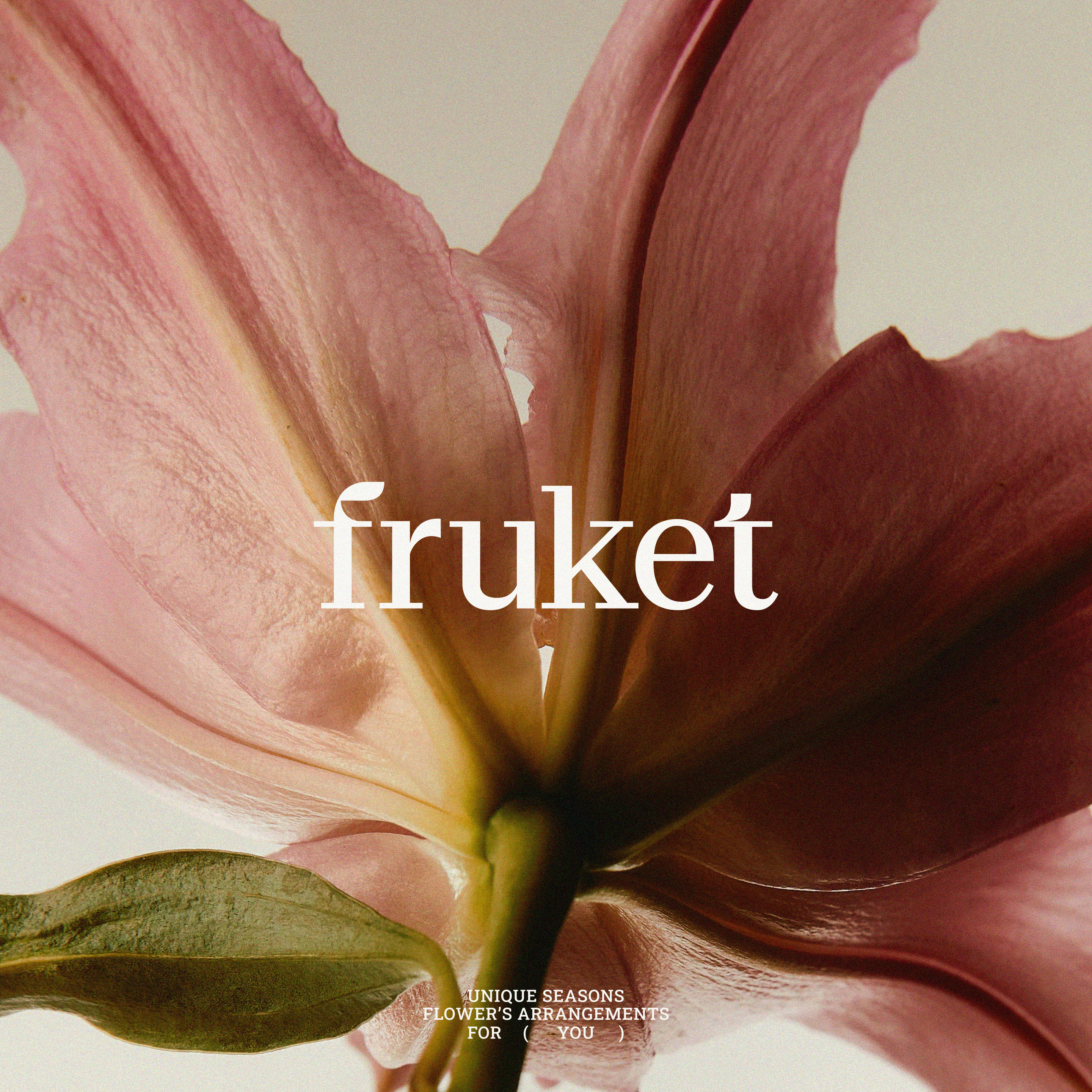 fruket | brand identity, айдентика для цветочного бутика — Изображение №1 — Брендинг на Dprofile