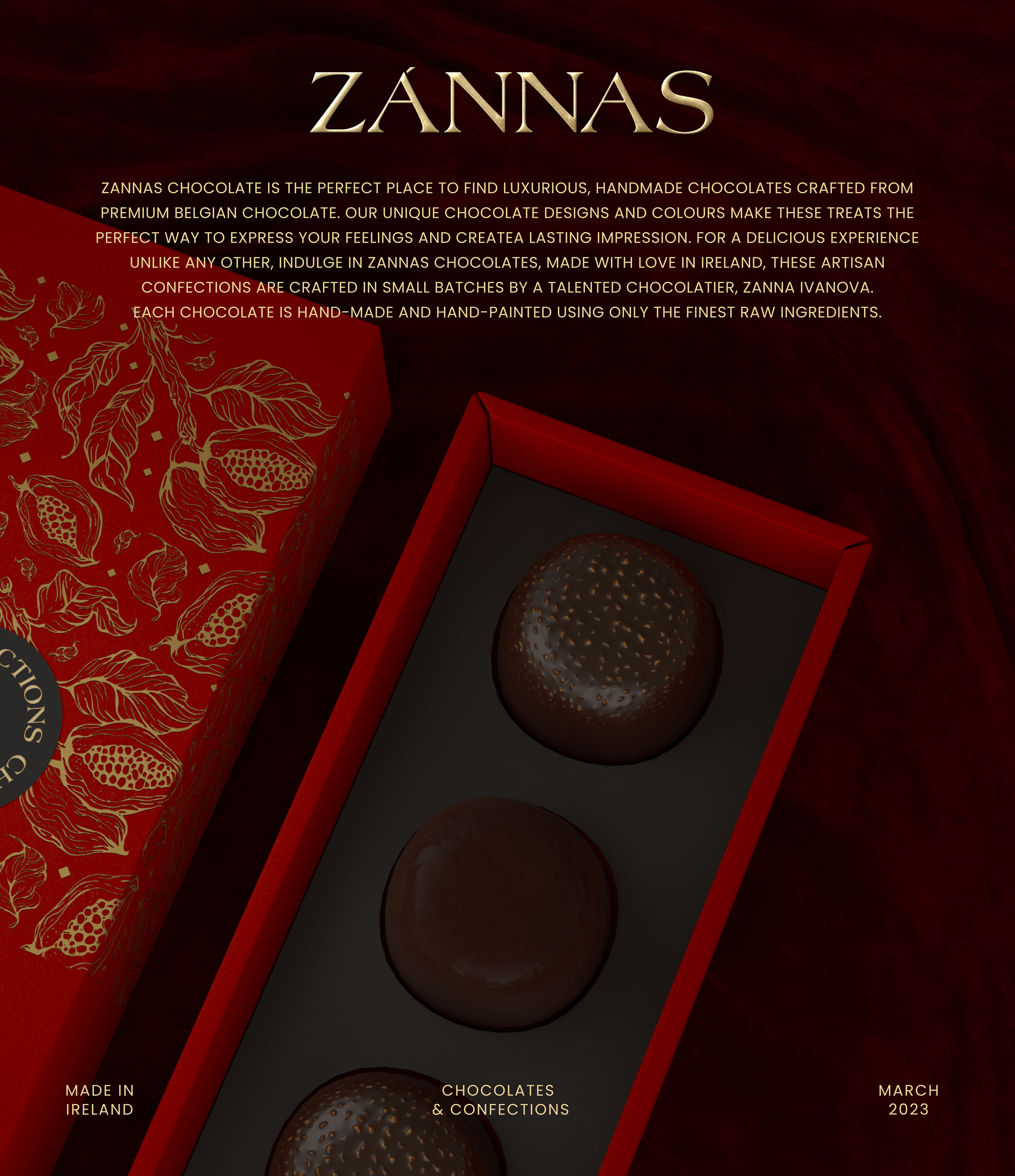 Zanna's Chocolates Visual Brand identity — Изображение №9 — Брендинг на Dprofile