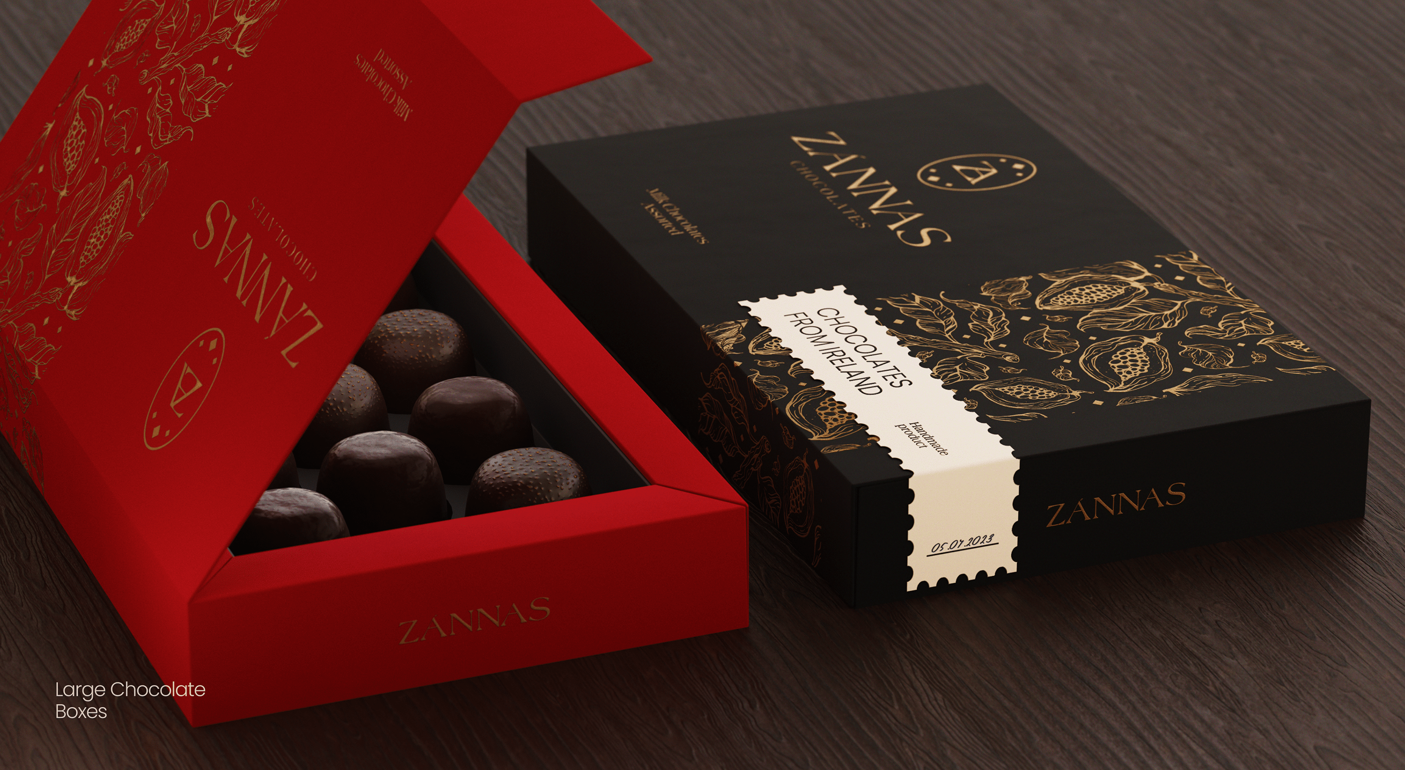 Zanna's Chocolates Visual Brand identity — Изображение №13 — Брендинг на Dprofile