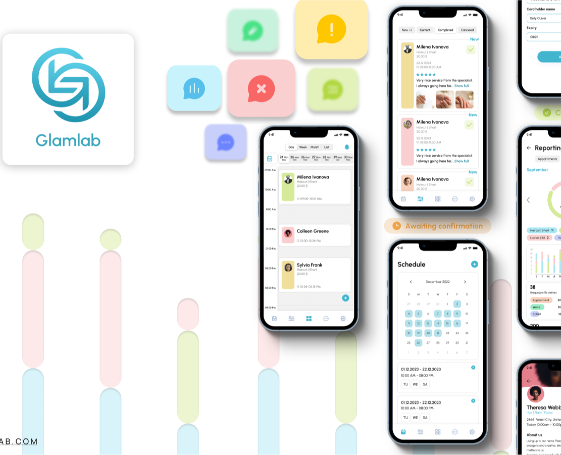 Glamlab — Интерфейсы на Dprofile