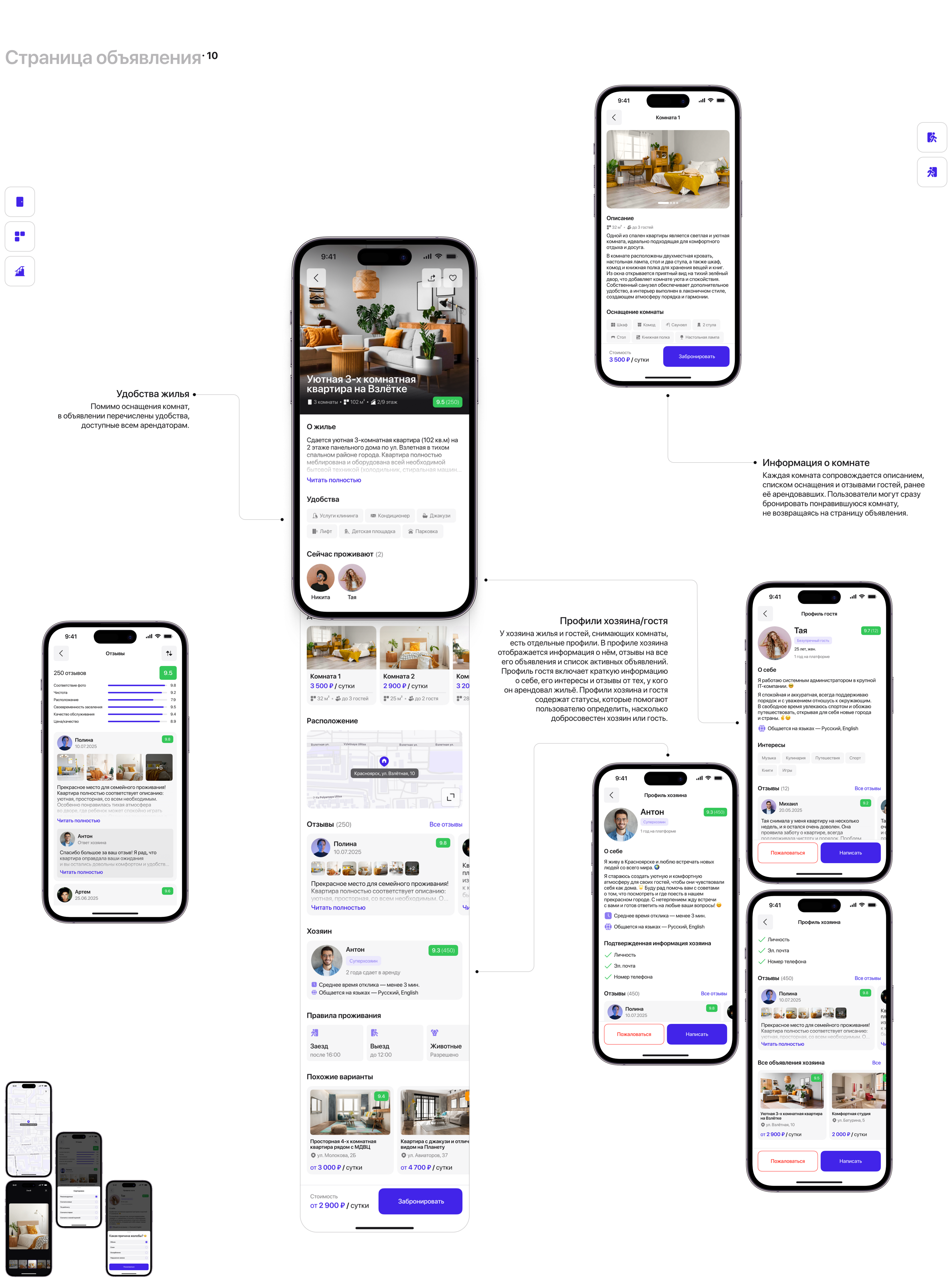 TogetheRent | Mobile App | Co-Living — Изображение №8 — Интерфейсы, Анимация на Dprofile