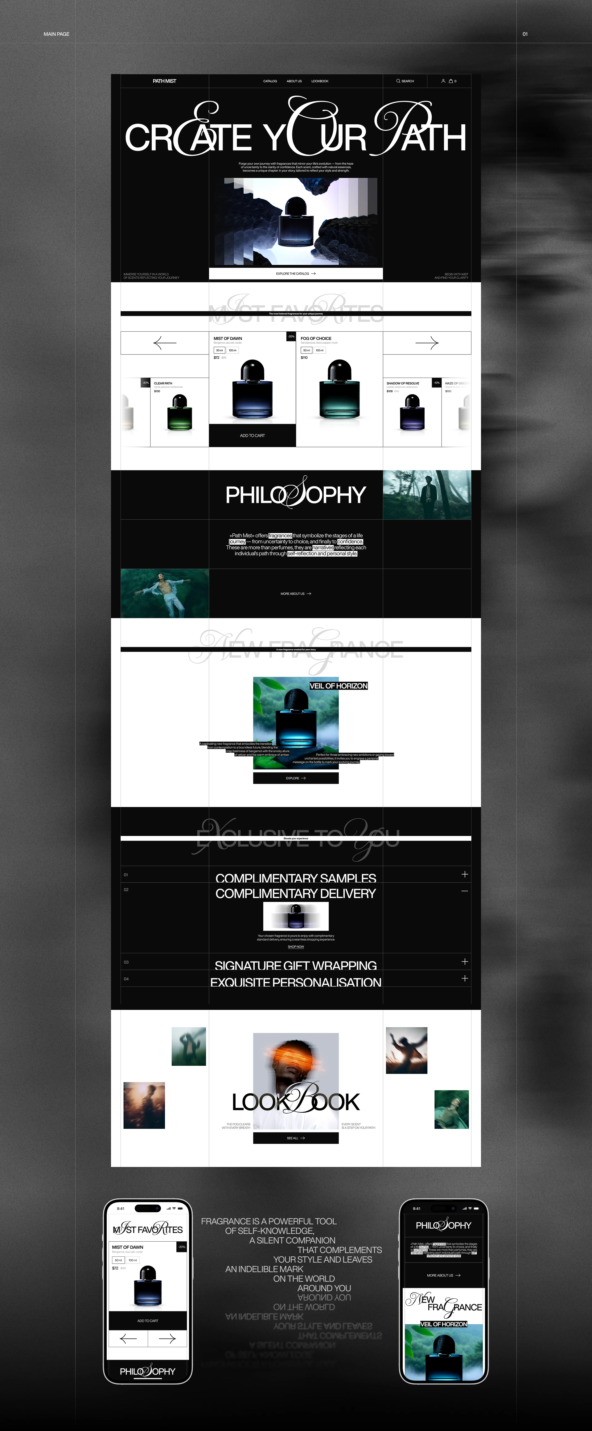 MIST PATH | E-COMMERCE — Изображение №2 — Интерфейсы, Брендинг на Dprofile