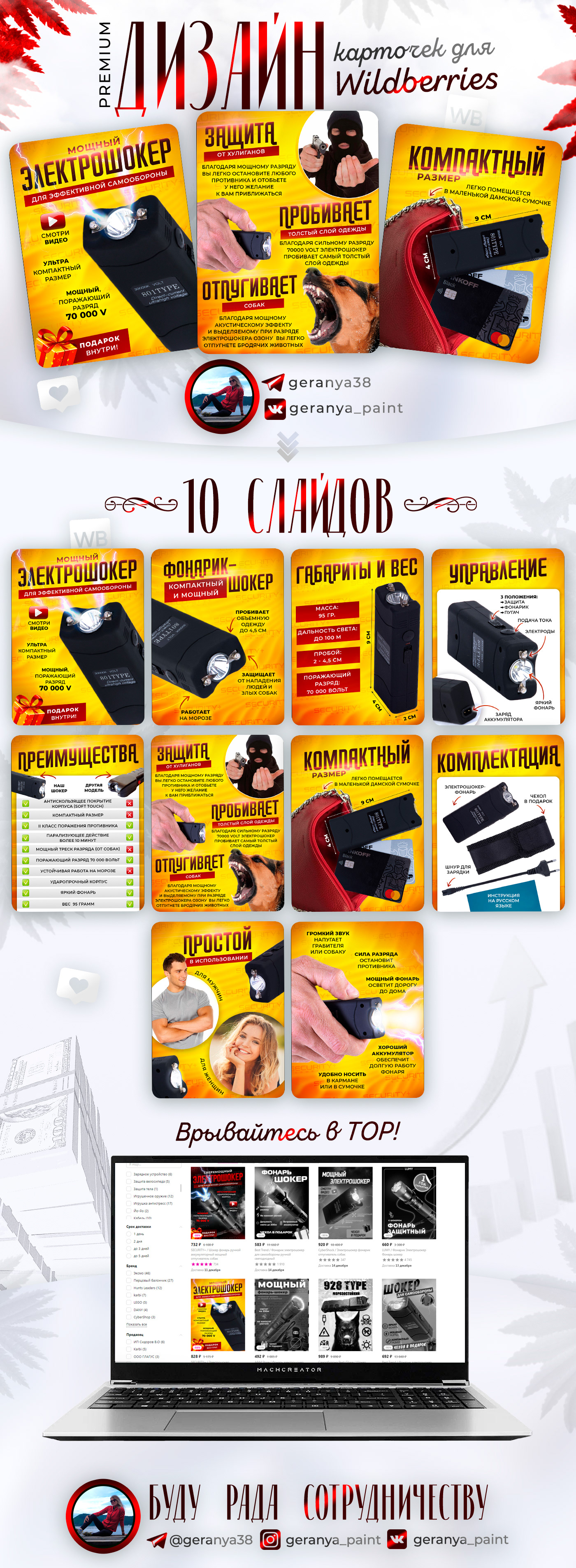 Инфографика для маркетплейсов / дизайн карточек товара — Изображение №1 — Графика, Маркетинг, Интерфейсы на Dprofile