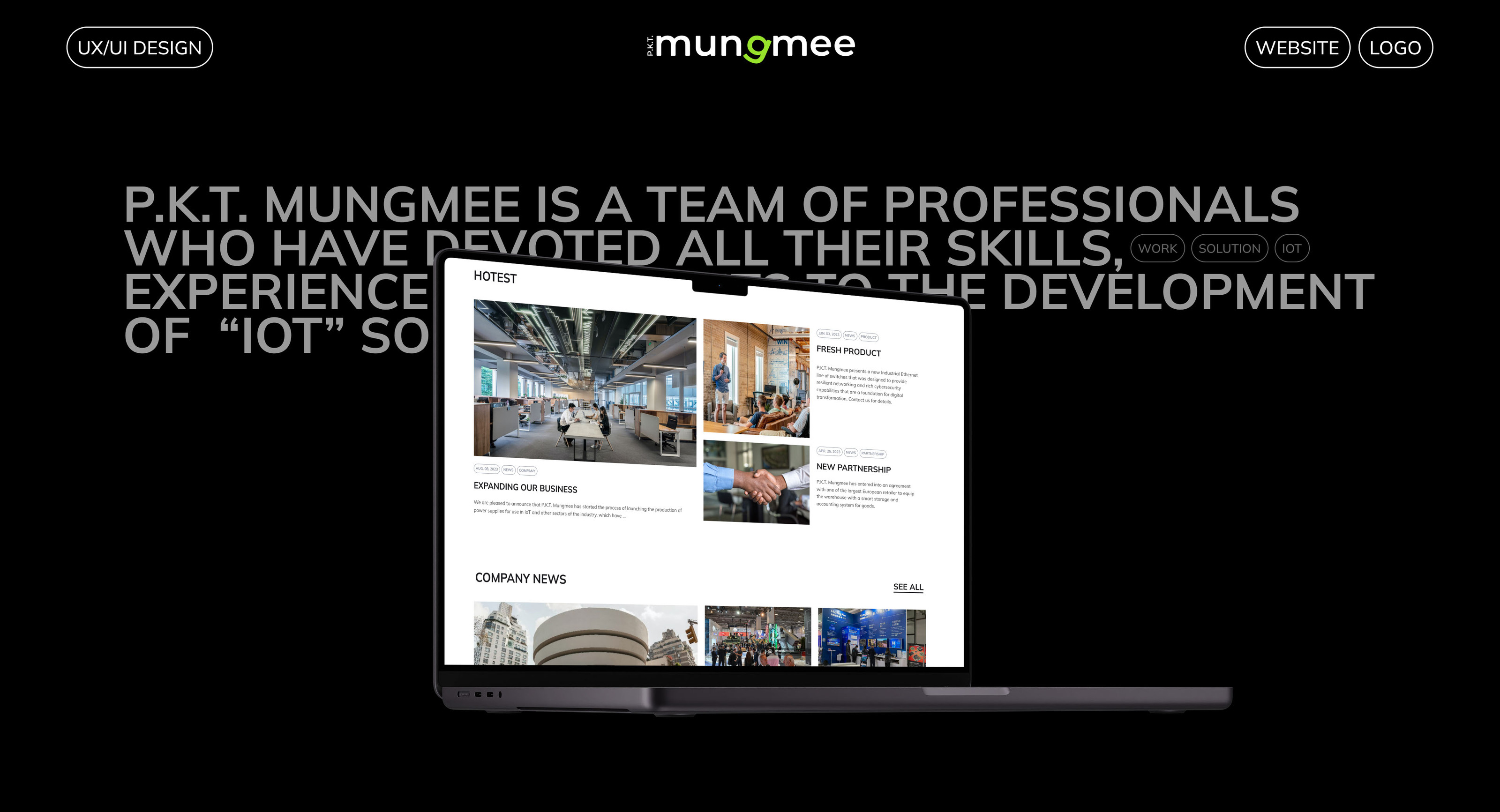 P.K.T. Mungmee - UI UX дизайн и брендинг — Изображение №1 — Интерфейсы на Dprofile