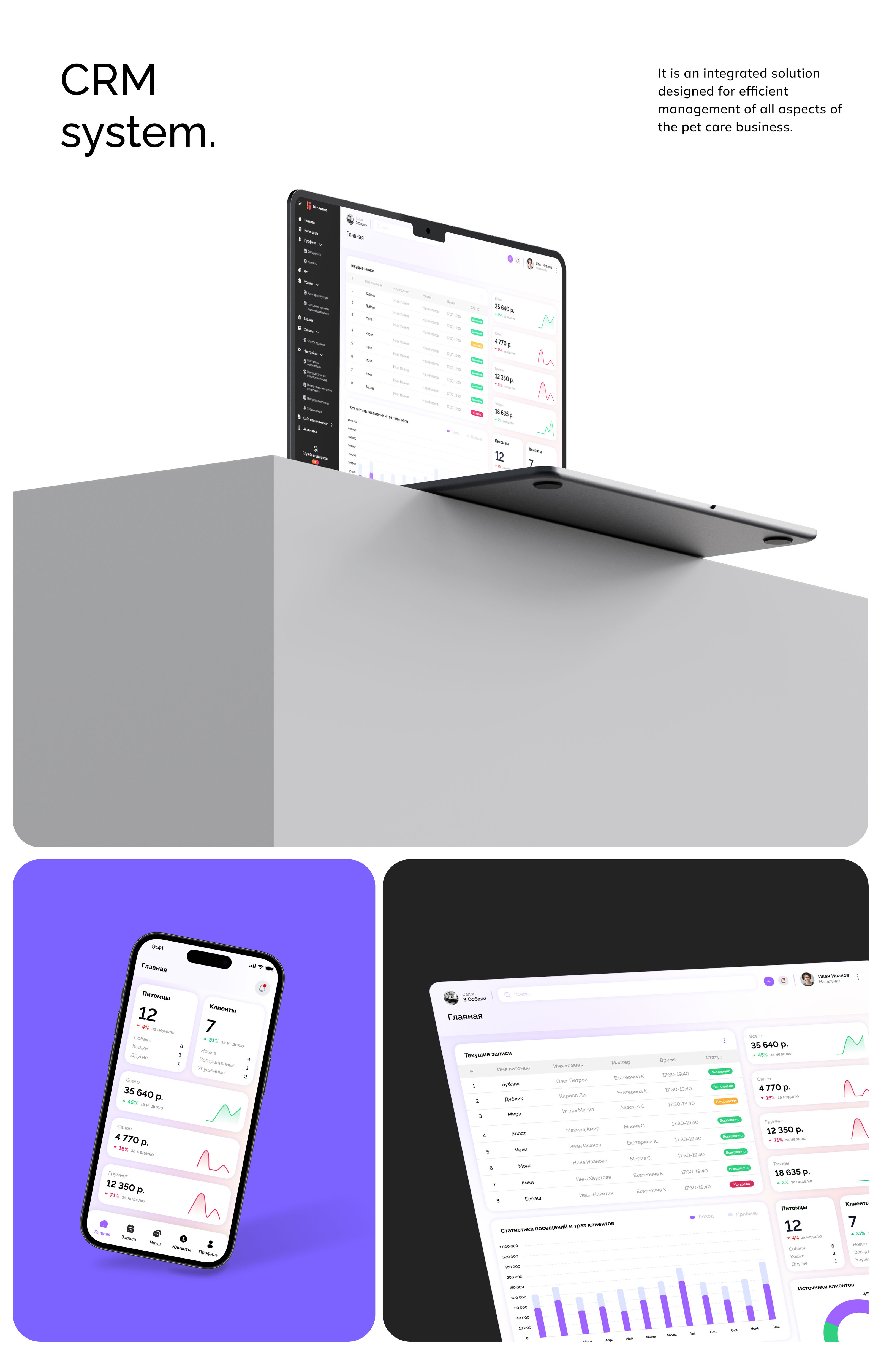 BimAssist - UI UX design, App, CRM, Website & Branding — Изображение №14 — Интерфейсы, Брендинг на Dprofile