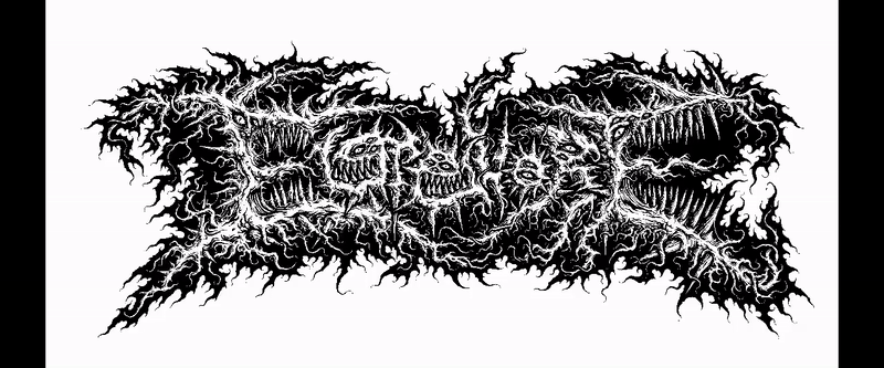 Egrevore | illustrated metal logo — Изображение №3 — Брендинг, Графика на Dprofile
