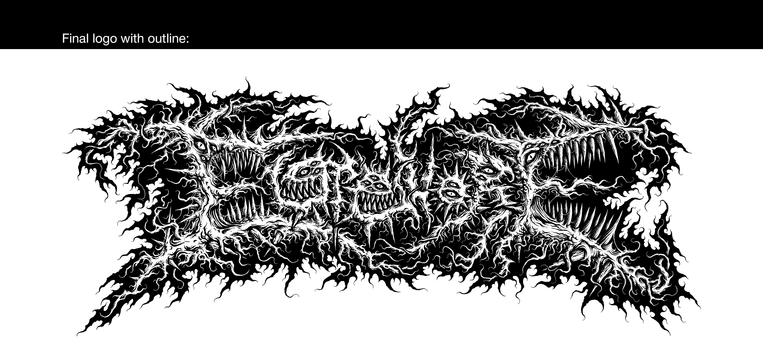 Egrevore | illustrated metal logo — Изображение №5 — Брендинг, Графика на Dprofile