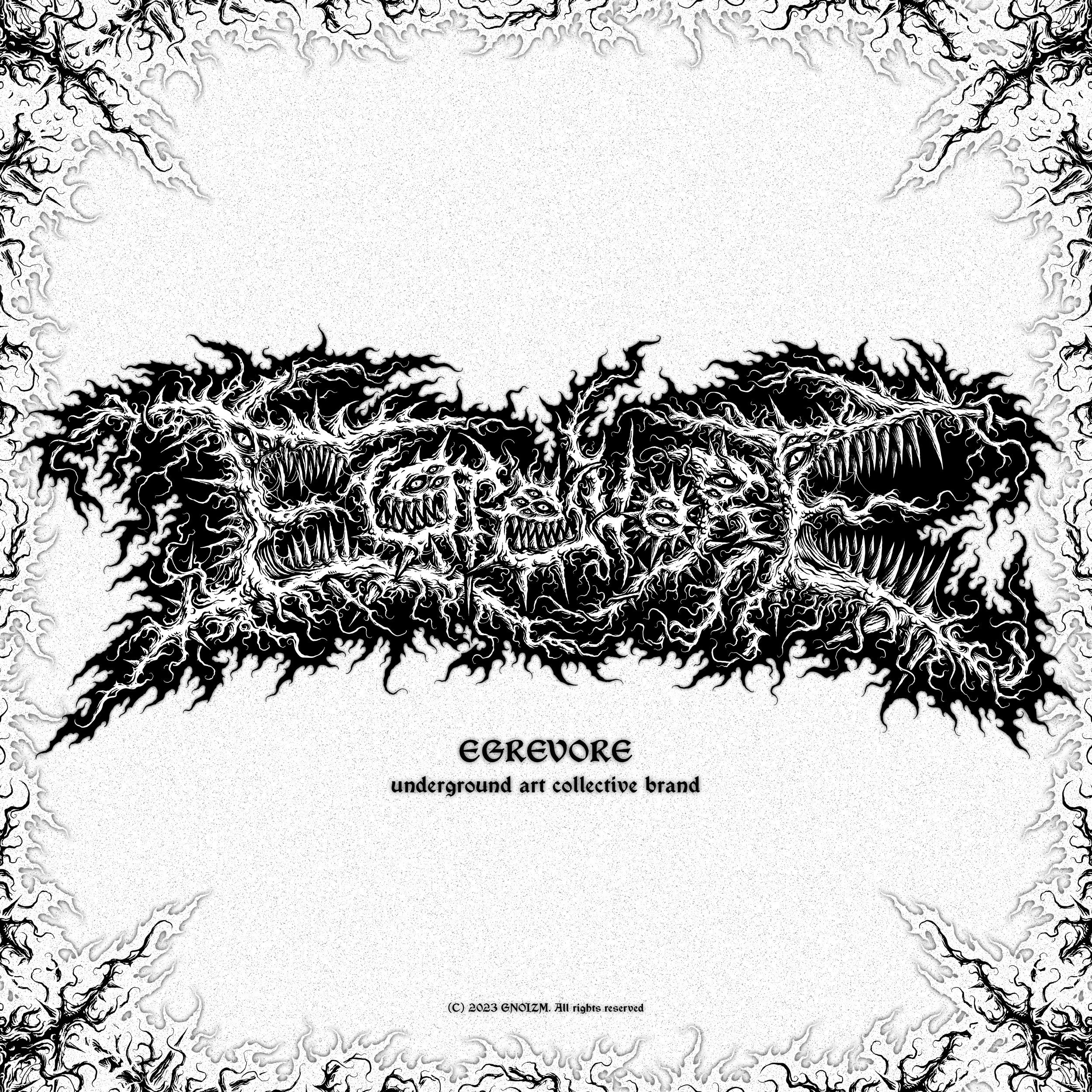 Egrevore | illustrated metal logo — Изображение №9 — Брендинг, Графика на Dprofile