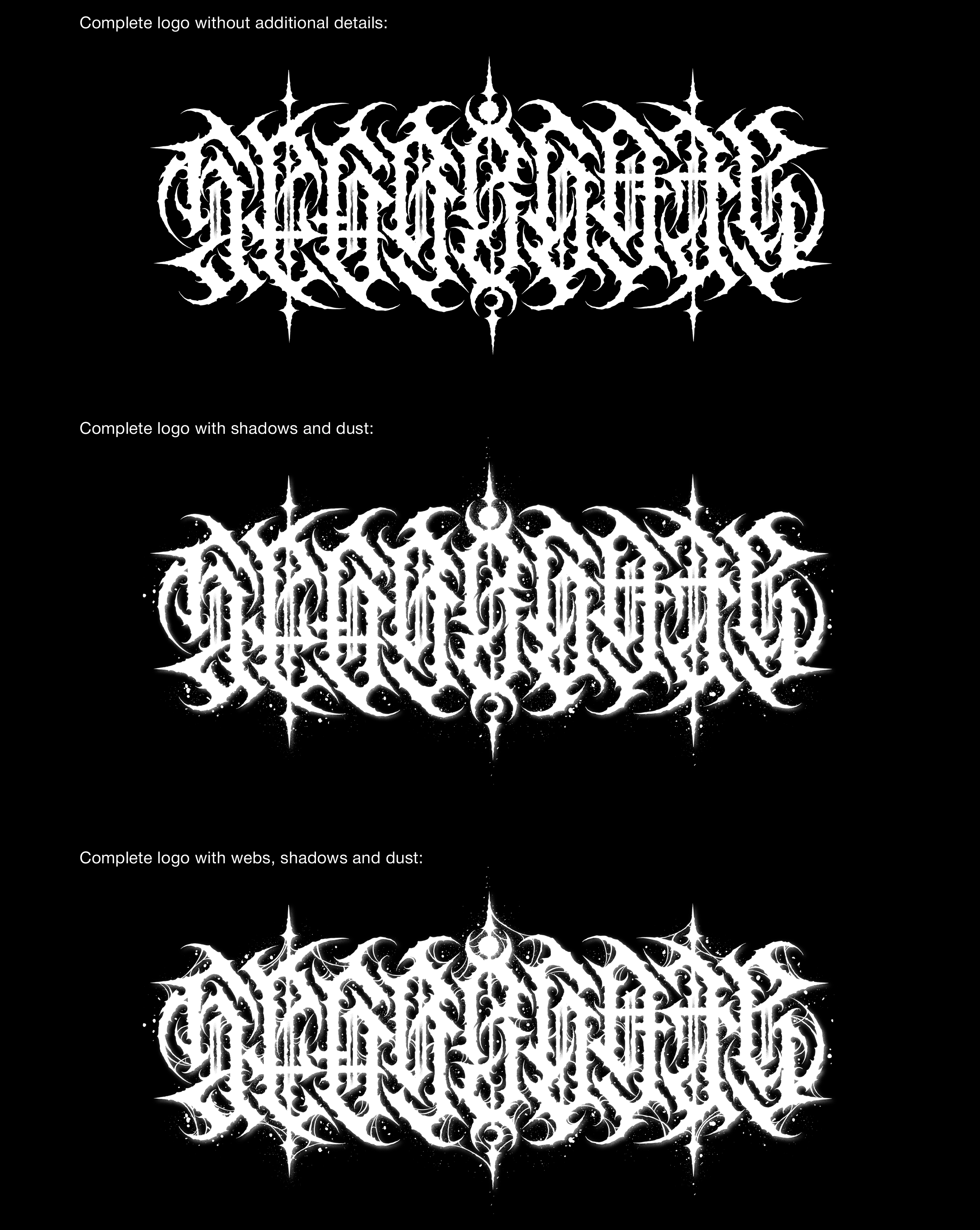 Segregate | dark lettering ambigram — Изображение №5 — Брендинг, Графика на Dprofile