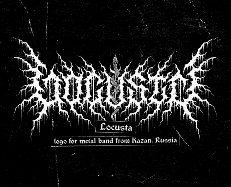 Locusta | metal band logo — Брендинг, Графика на Dprofile
