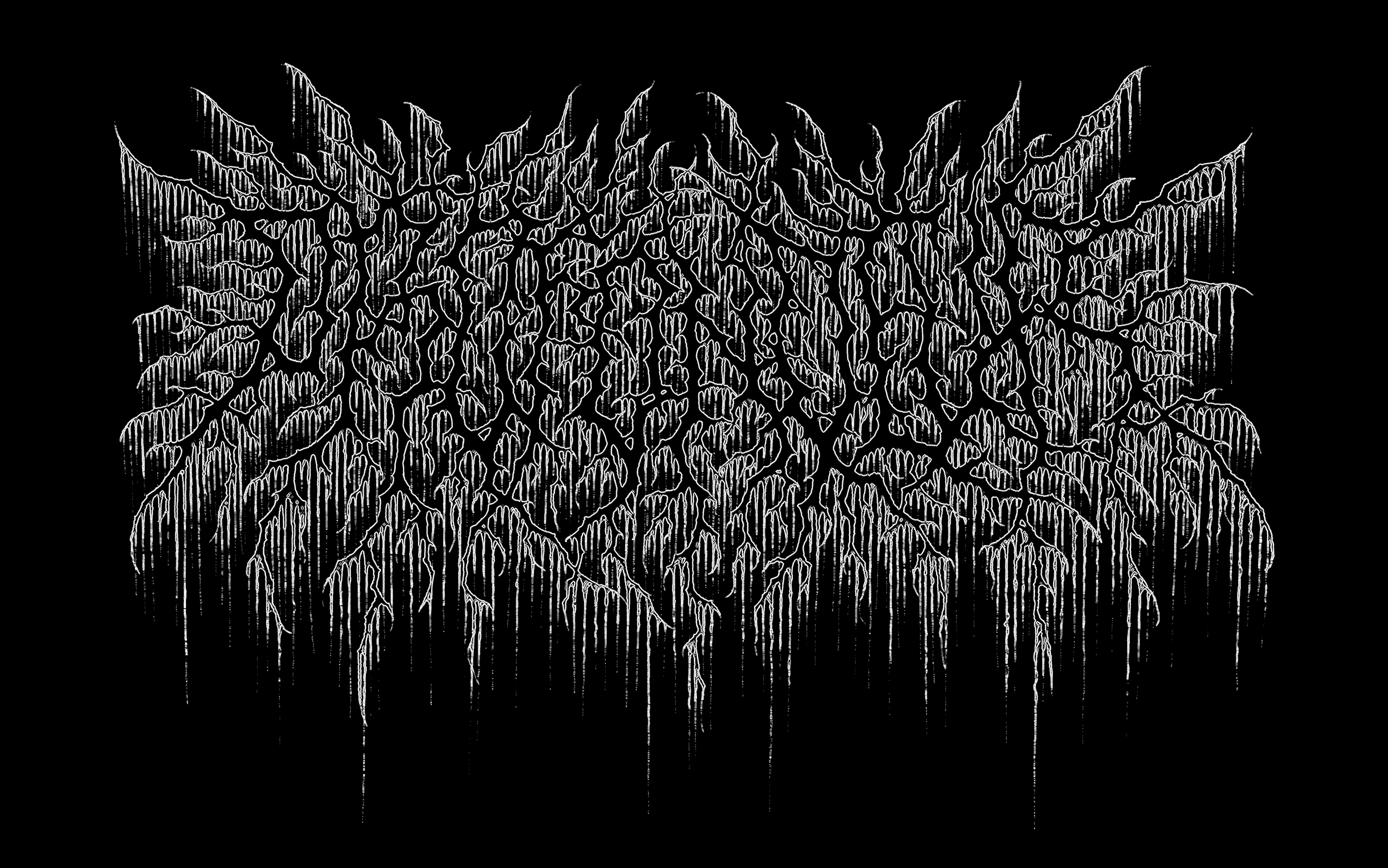 Profondeur | raw black metal logo — Изображение №4 — Брендинг, Графика на Dprofile