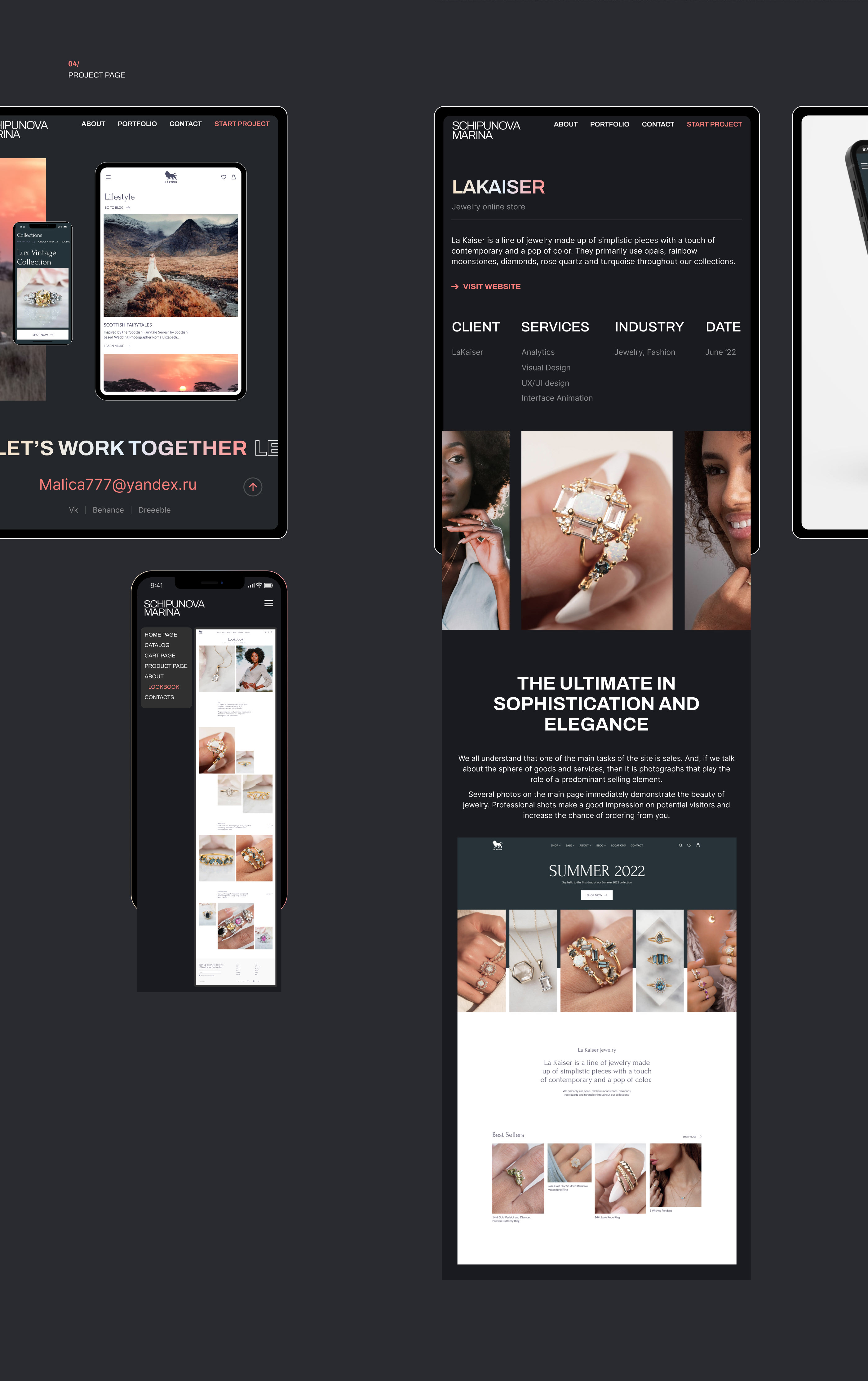 Designer portfolio — Изображение №9 — Интерфейсы на Dprofile