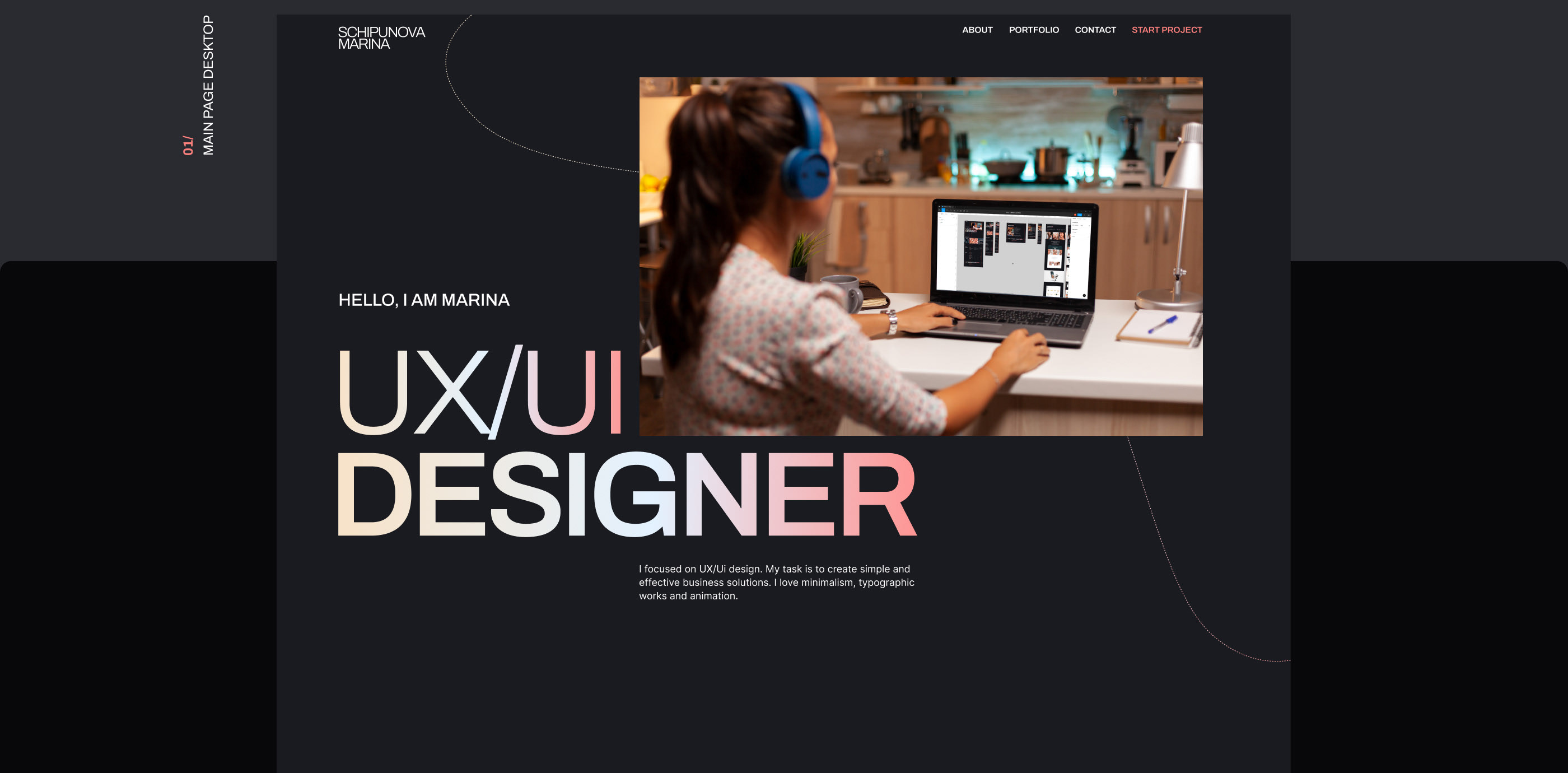 Designer portfolio — Изображение №2 — Интерфейсы на Dprofile