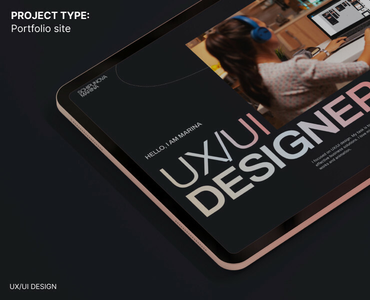 Designer portfolio — Интерфейсы на Dprofile